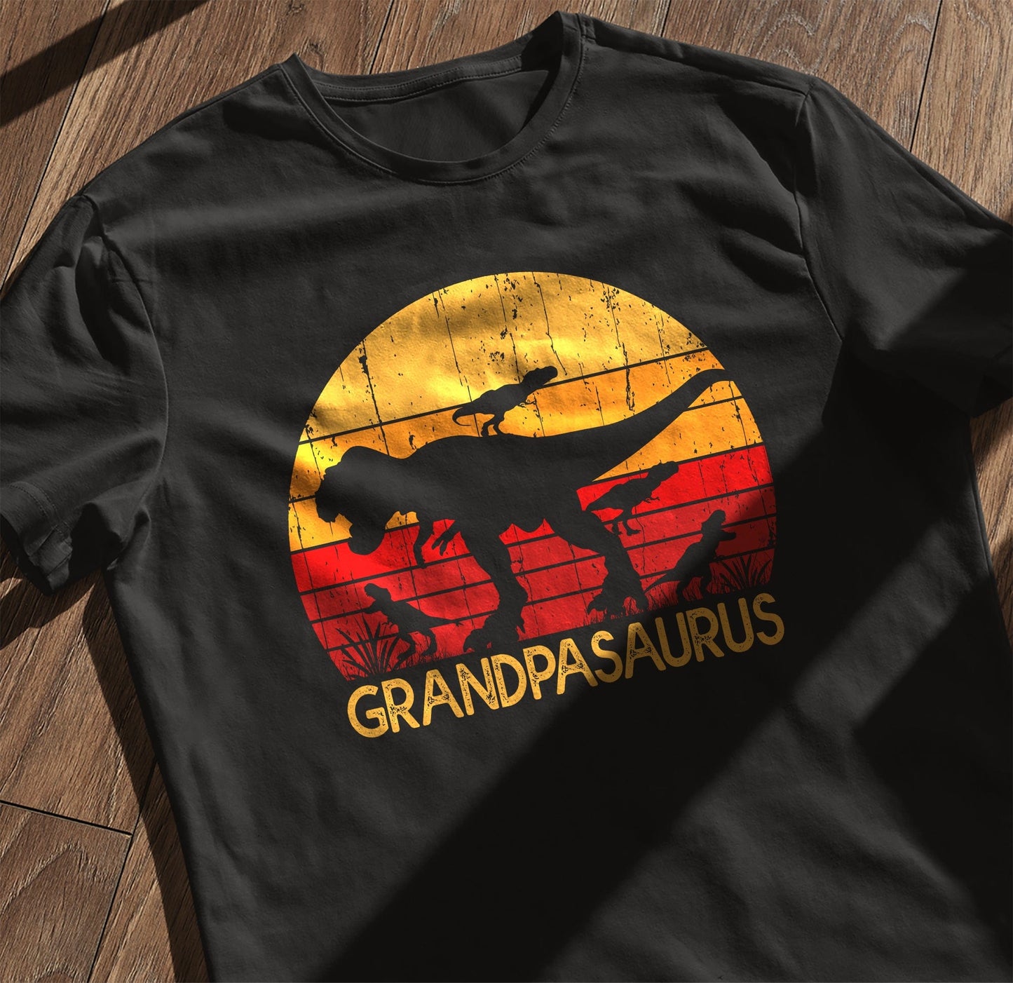 Grandpasaurus Sunset T-Shirt