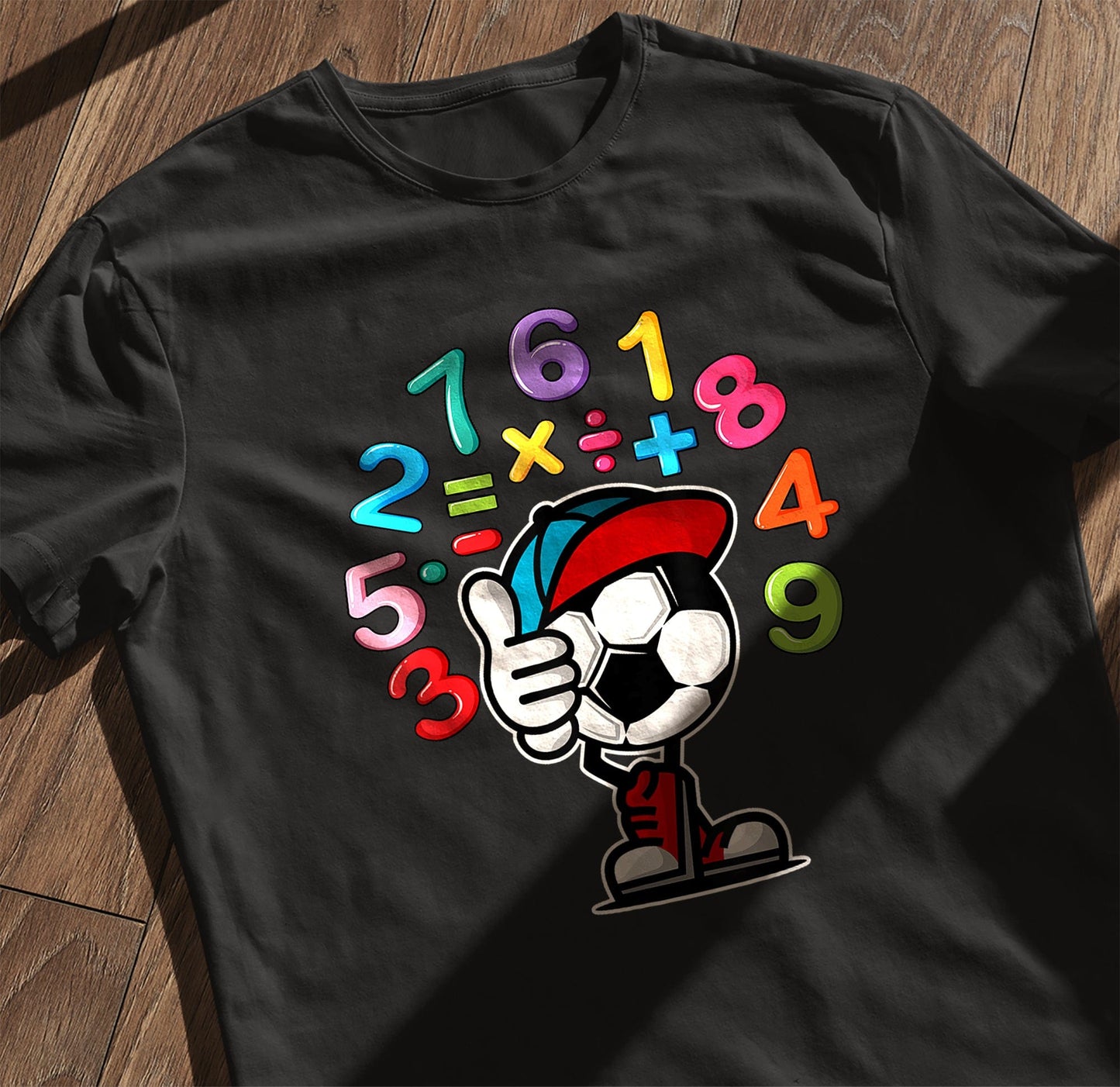 Football Thumb Number Day Kids Tee