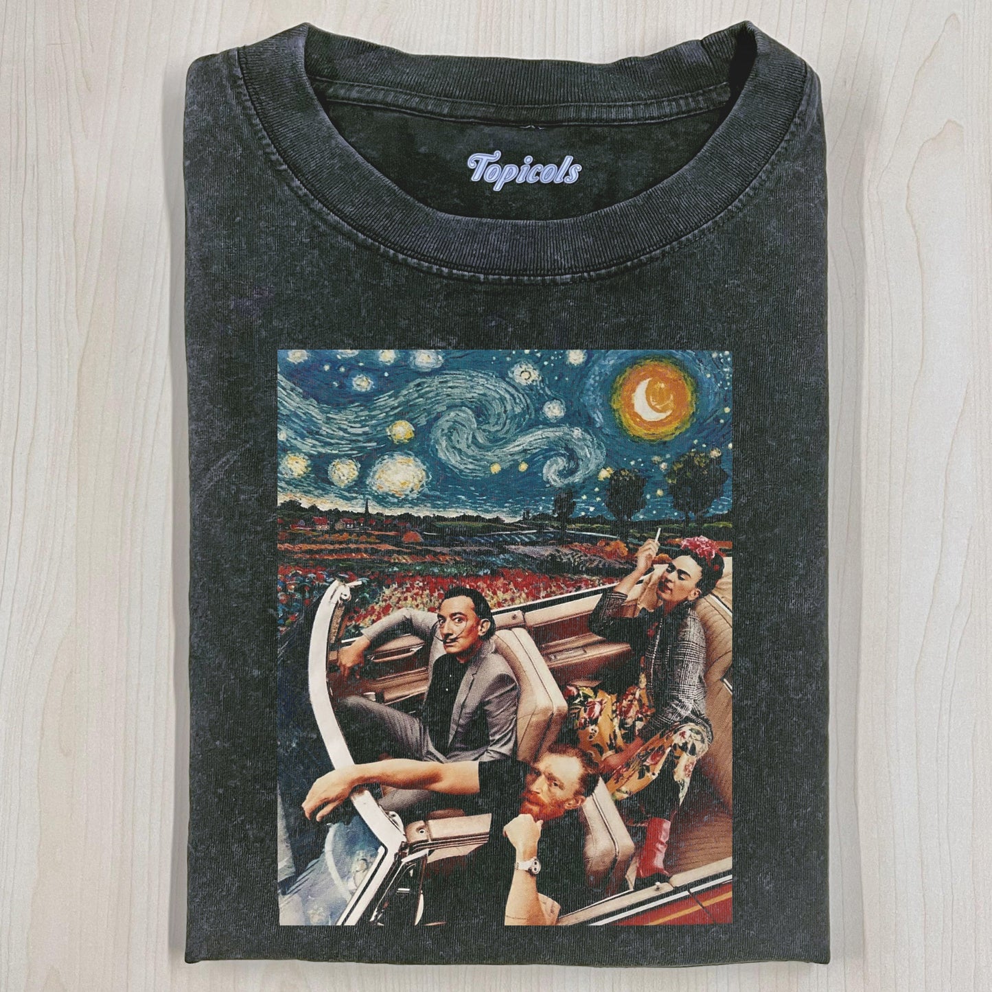 FRIDA KAHLO, SALVADOR DALI AND VINCENT VAN GOGH' T-SHIRT Style001