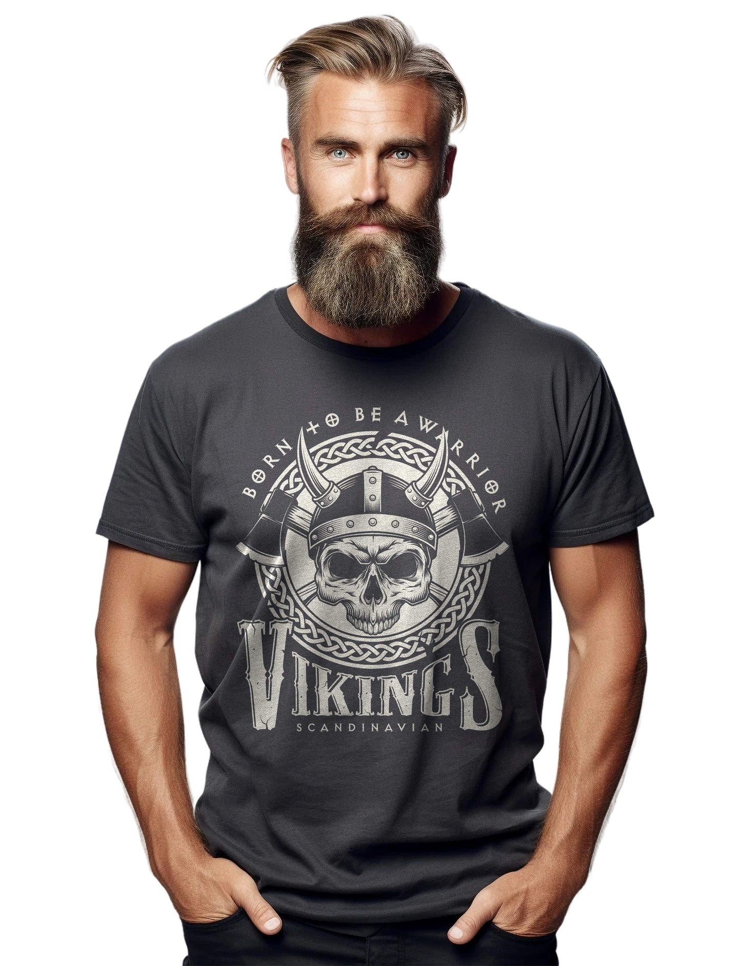 Born to Be a Warrior Viking T-Shirt