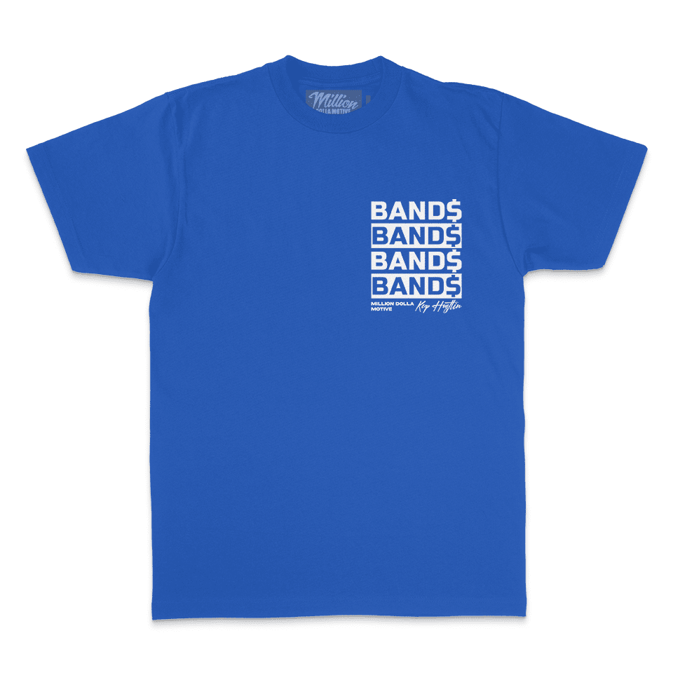 Bands Bands Bands - Royal Blue T-Shirt