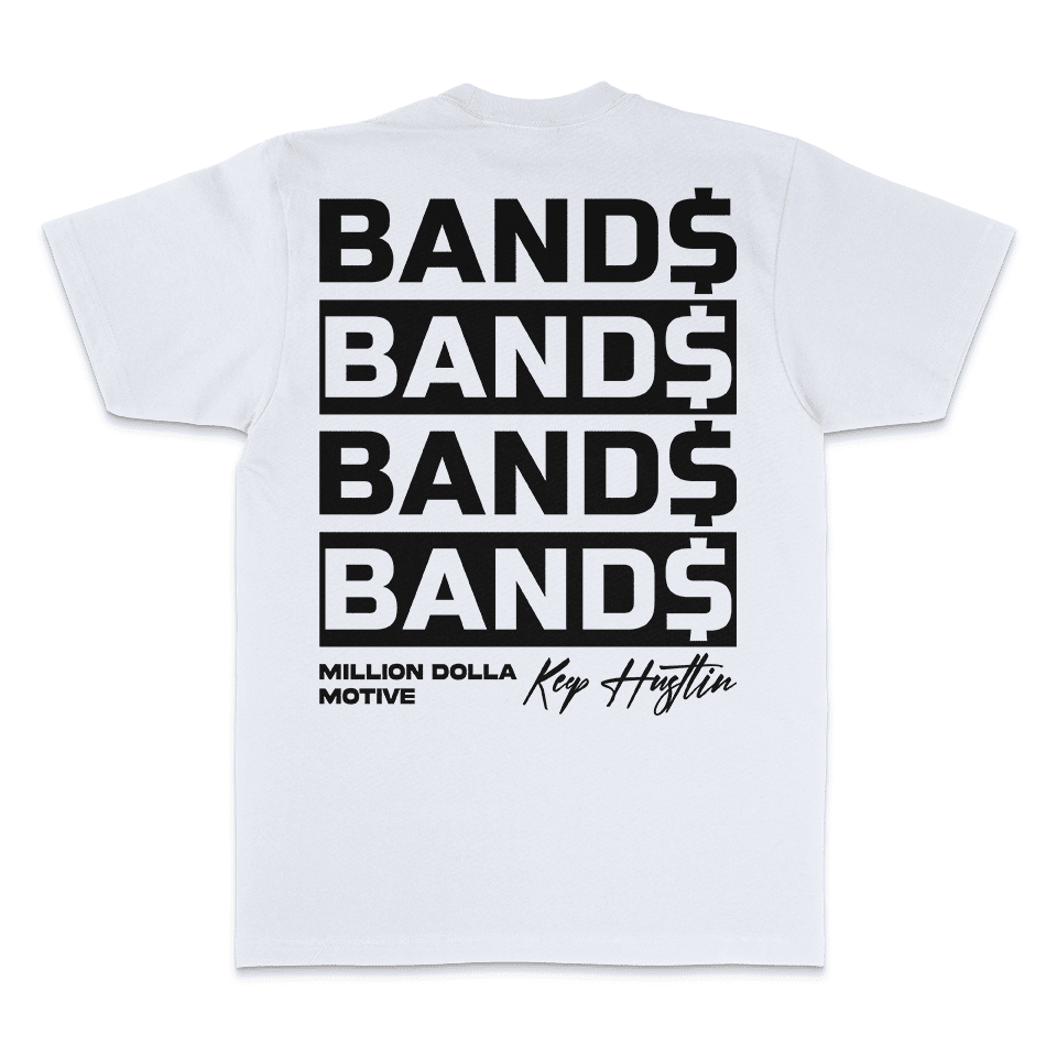 Bands Bands Bands - White T-Shirt