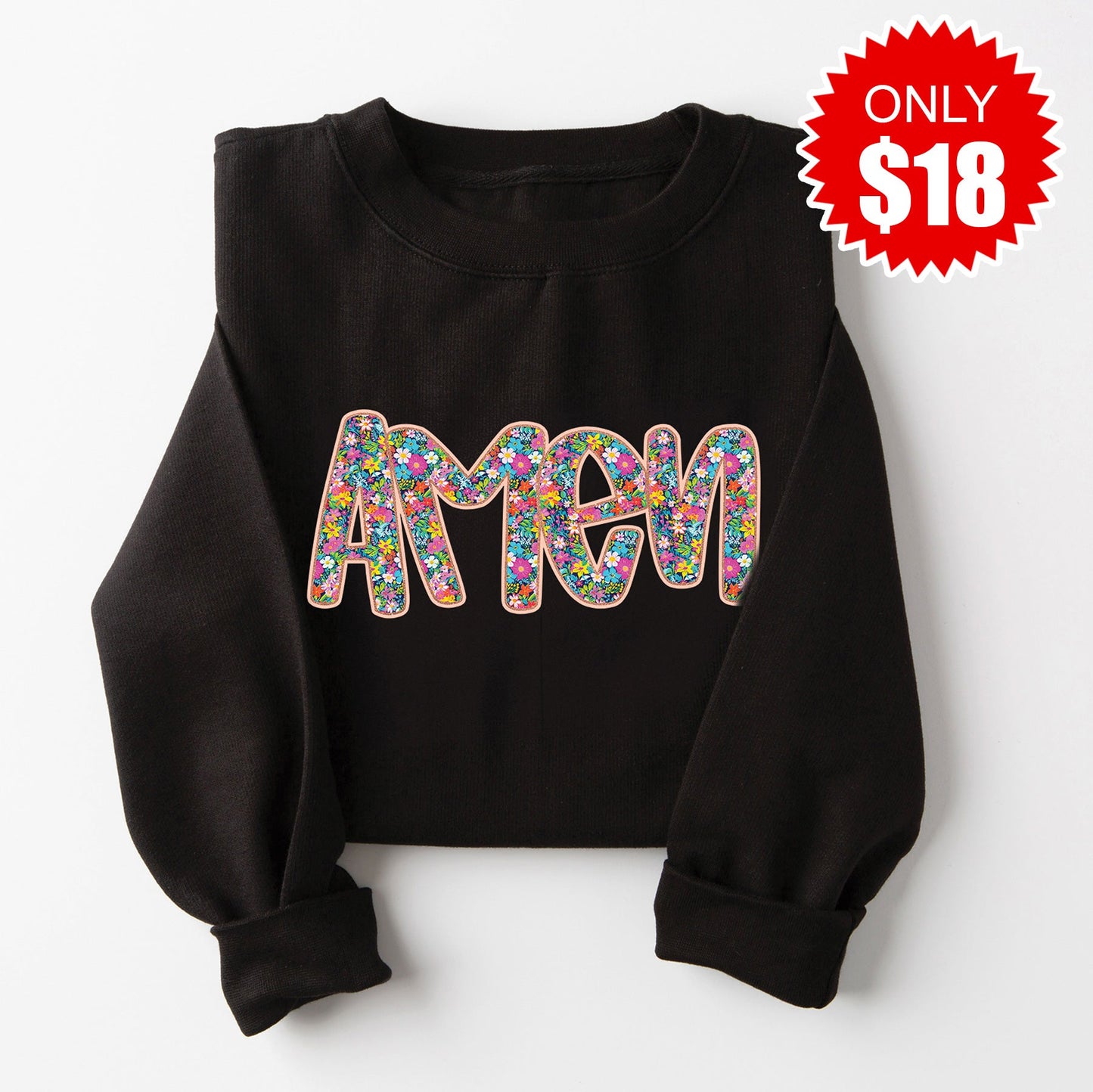 Amen Sweatshirt - Black - 18