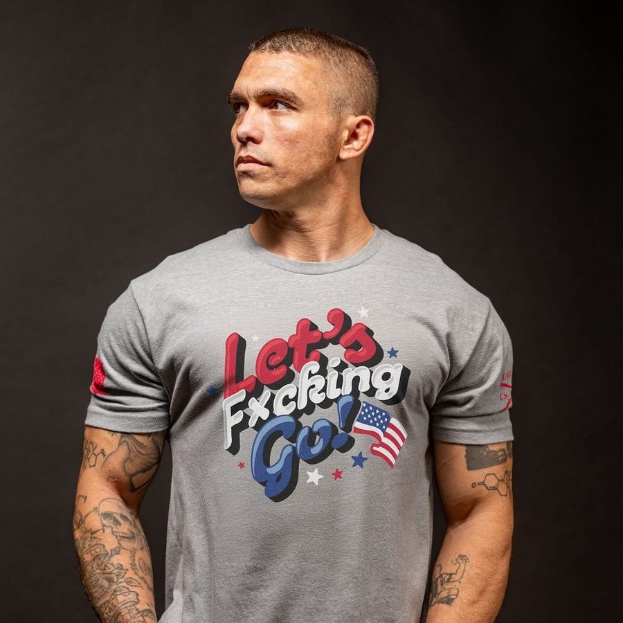 Let's F*cking Go T-Shirt - Dark Heather Gray