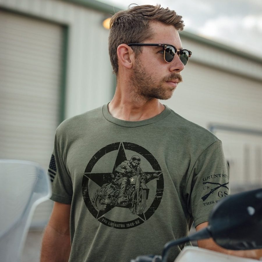 The Liberator T-Shirt - Military Green