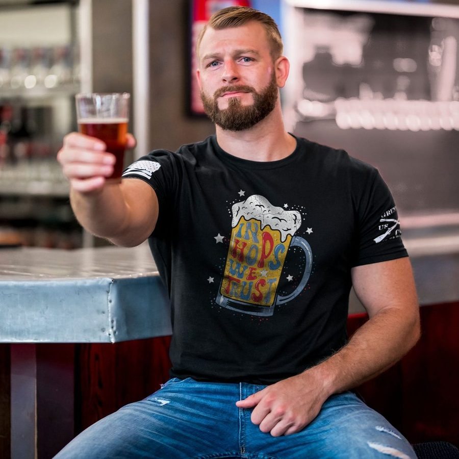 In Hops We Trust T-Shirt - Black