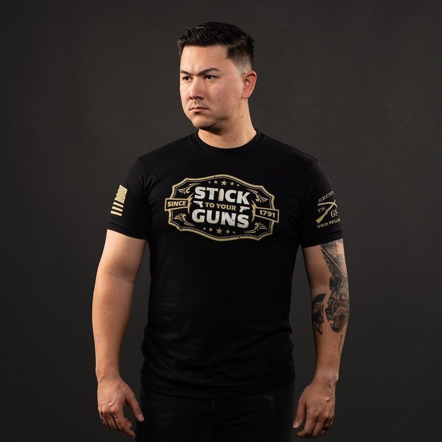 Stick To Your Guns T-Shirt - Black