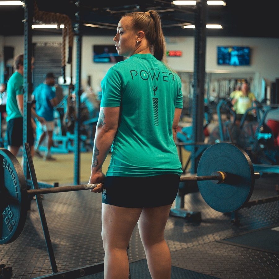 Women's Made For Power Boyfriend Fit T-Shirt - Heather Aqua