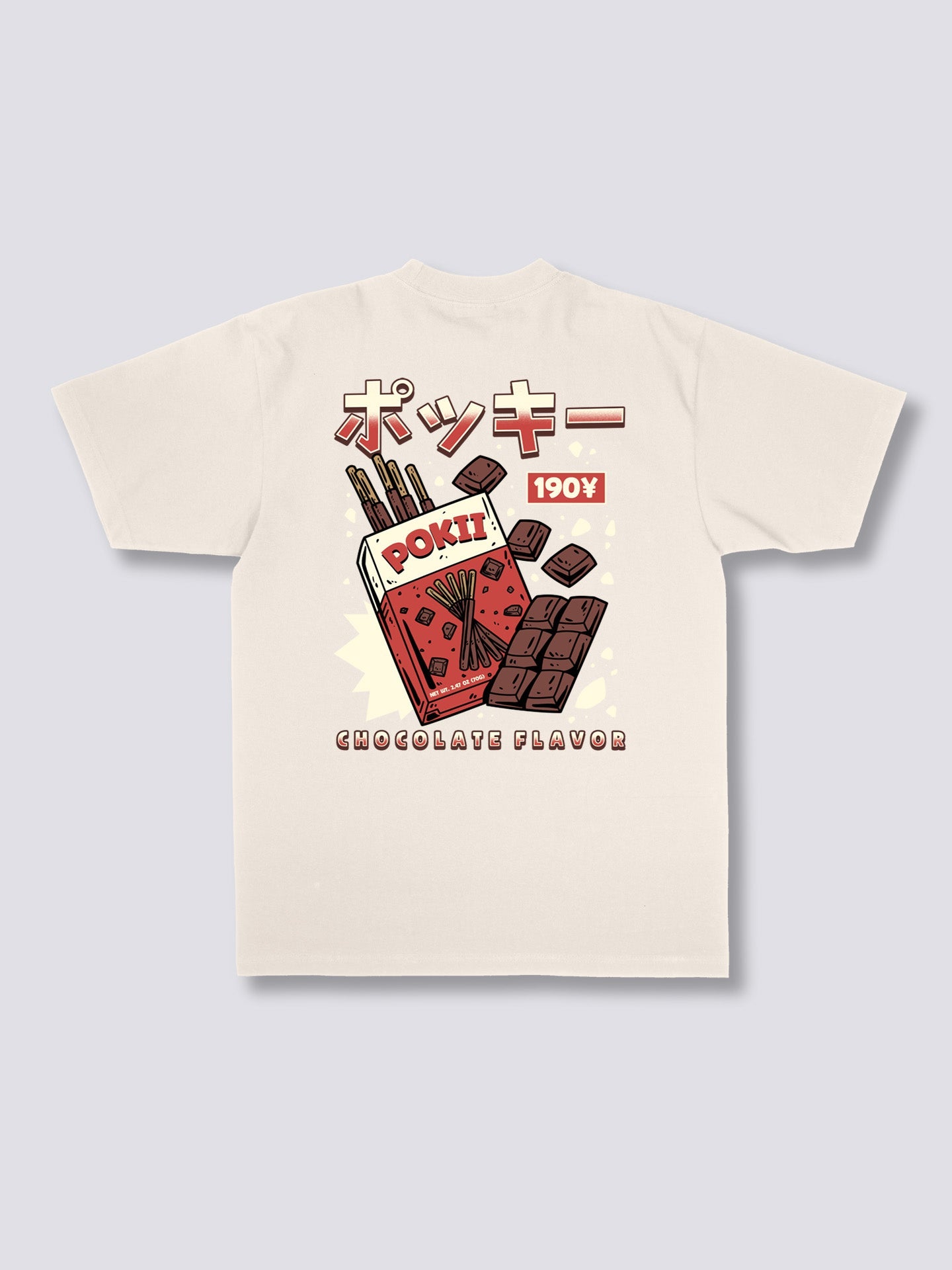 Chocolate Pokii Back T-Shirt