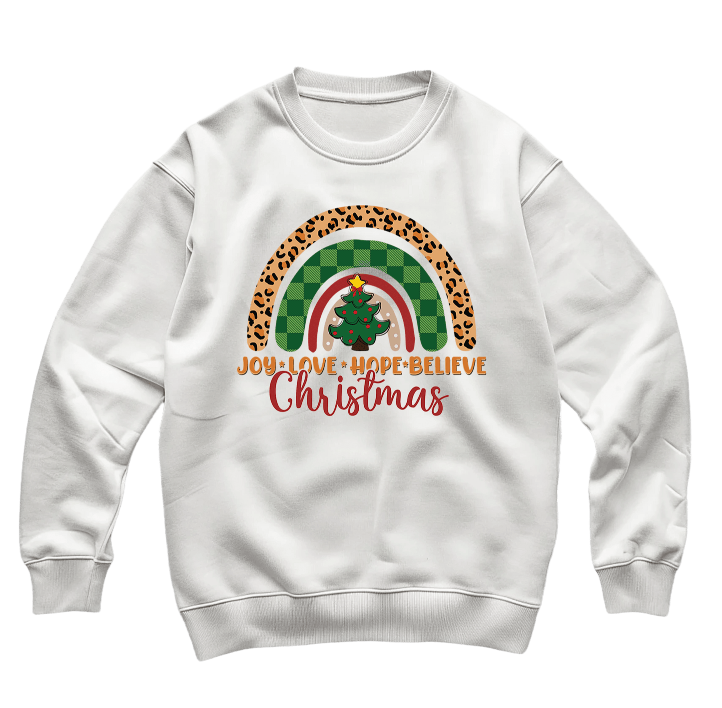 Christmas Rainbow Sweatshirt