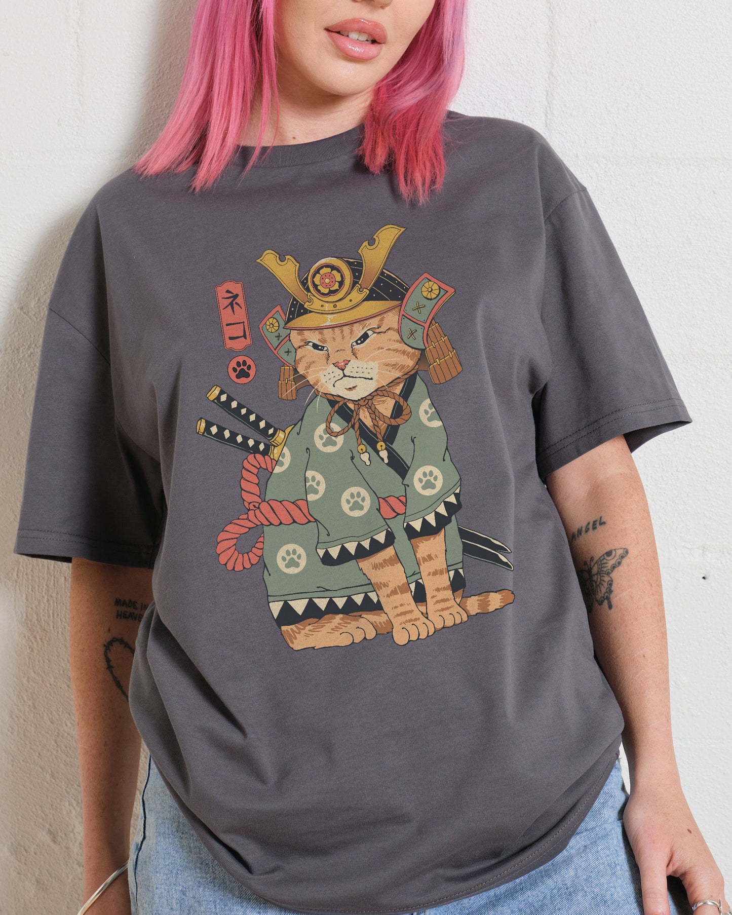 Neko Samurai T-Shirt