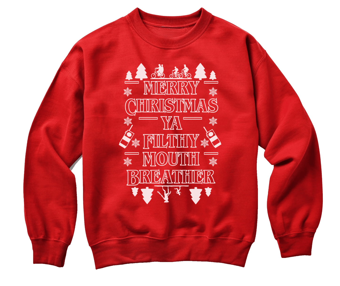 Dirty Mouth Breather Christmas Sweatshirt
