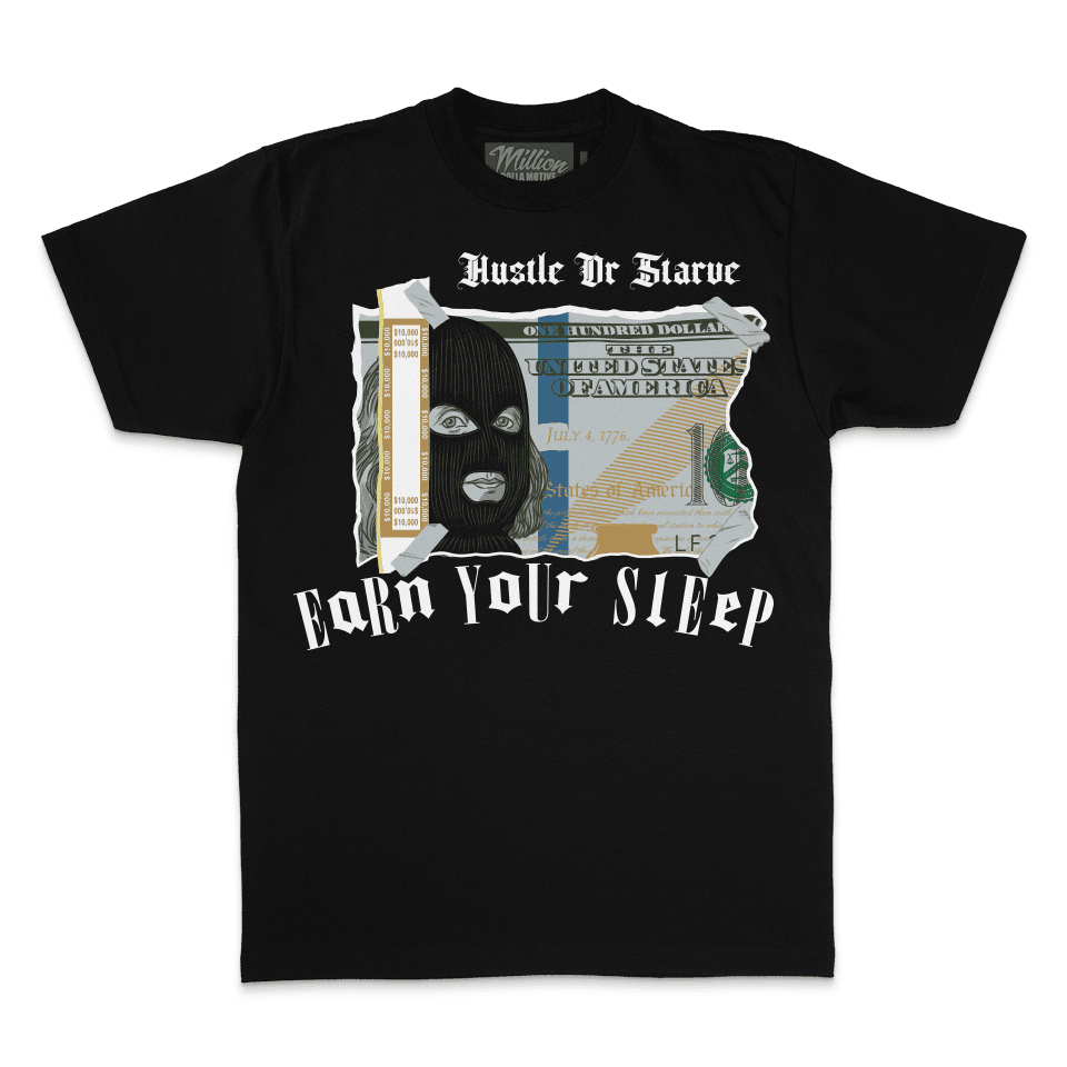 Earn Your Sleep - Black T-Shirt