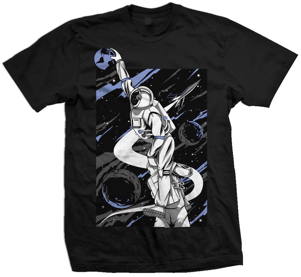Earth Dunk - Black T-Shirt
