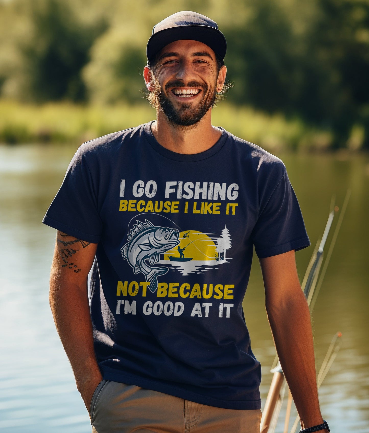 Fishing Hobby TShirt: I Go T-Shirt