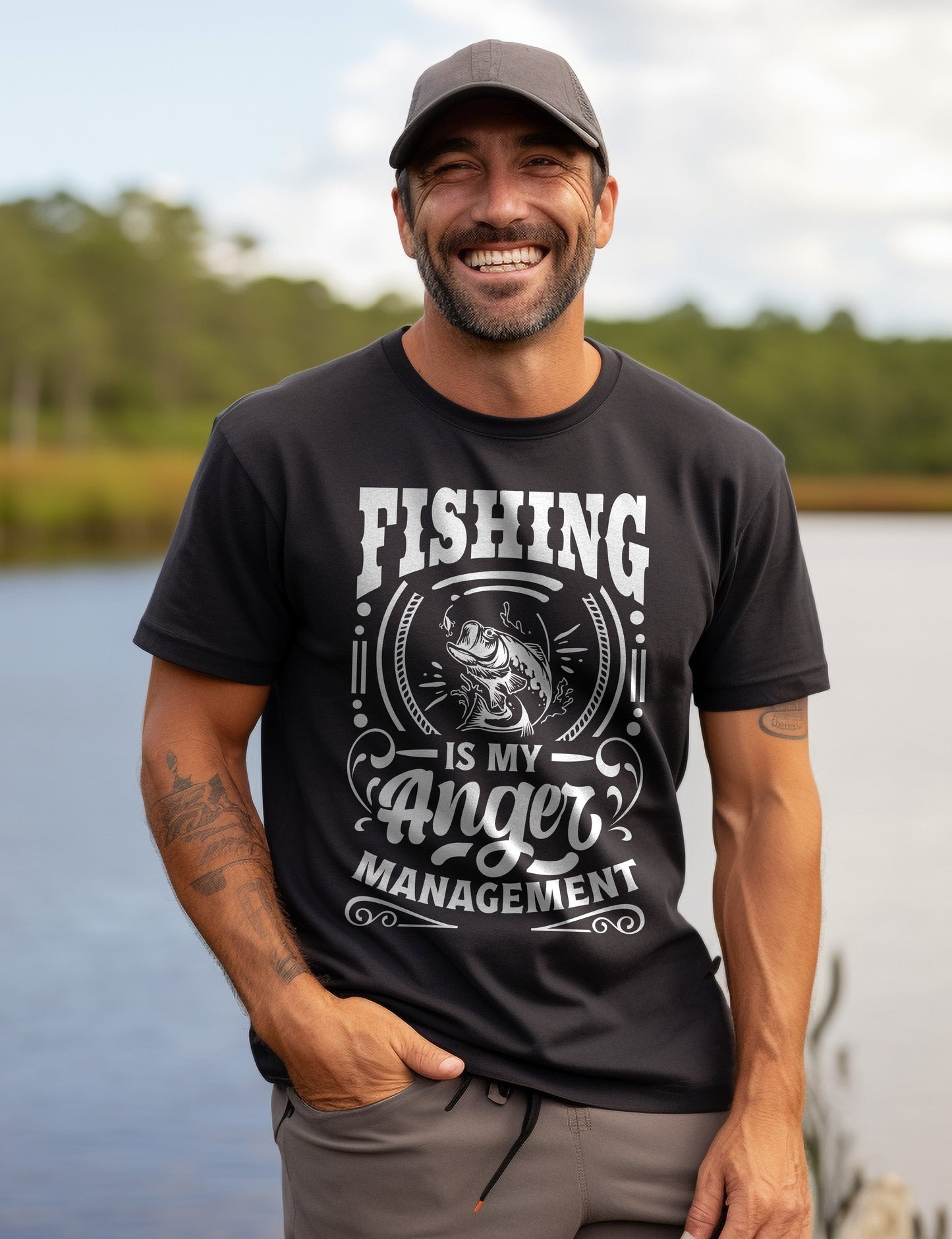 Fishing is my Anger Management T-Shirt
