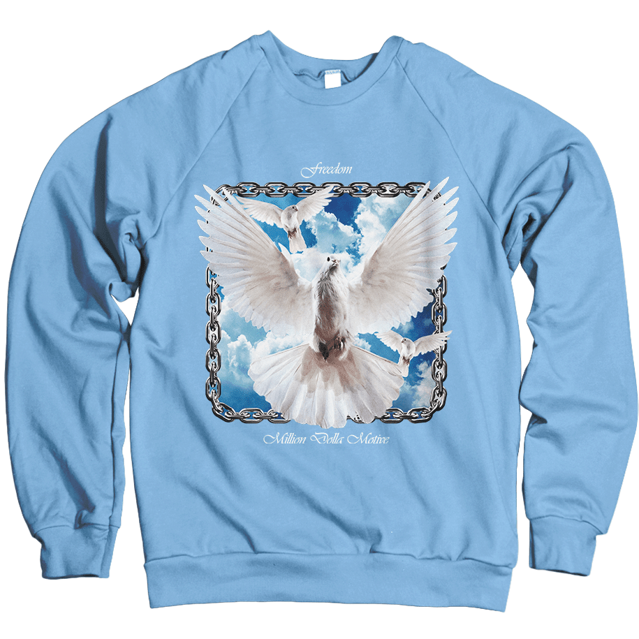 Freedom Dove - University Blue Crewneck Sweatshirt