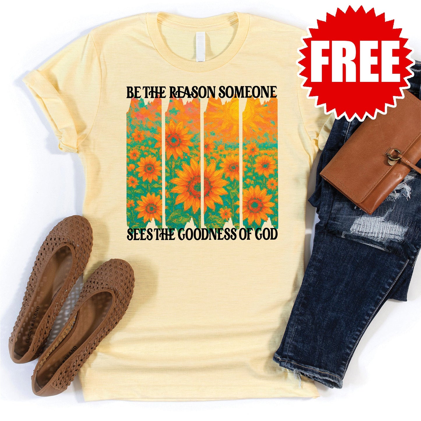 Be The Reason Tee - Heather French Vanilla - 0 Style001