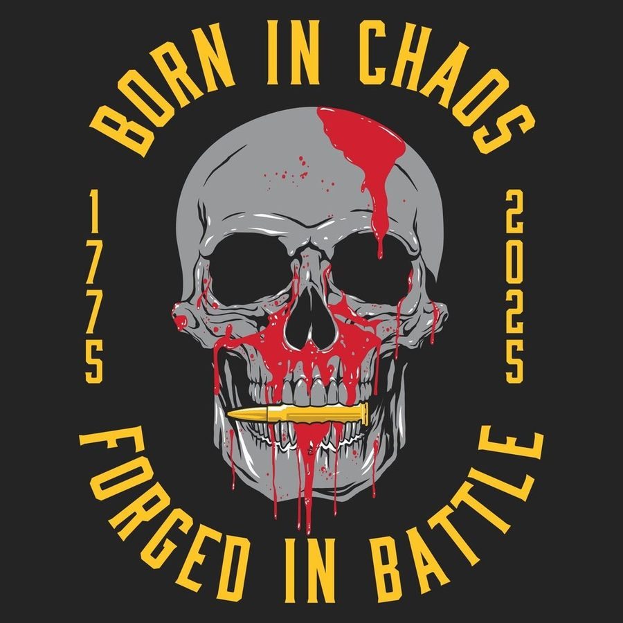 Forged In Battle T-Shirt - Black