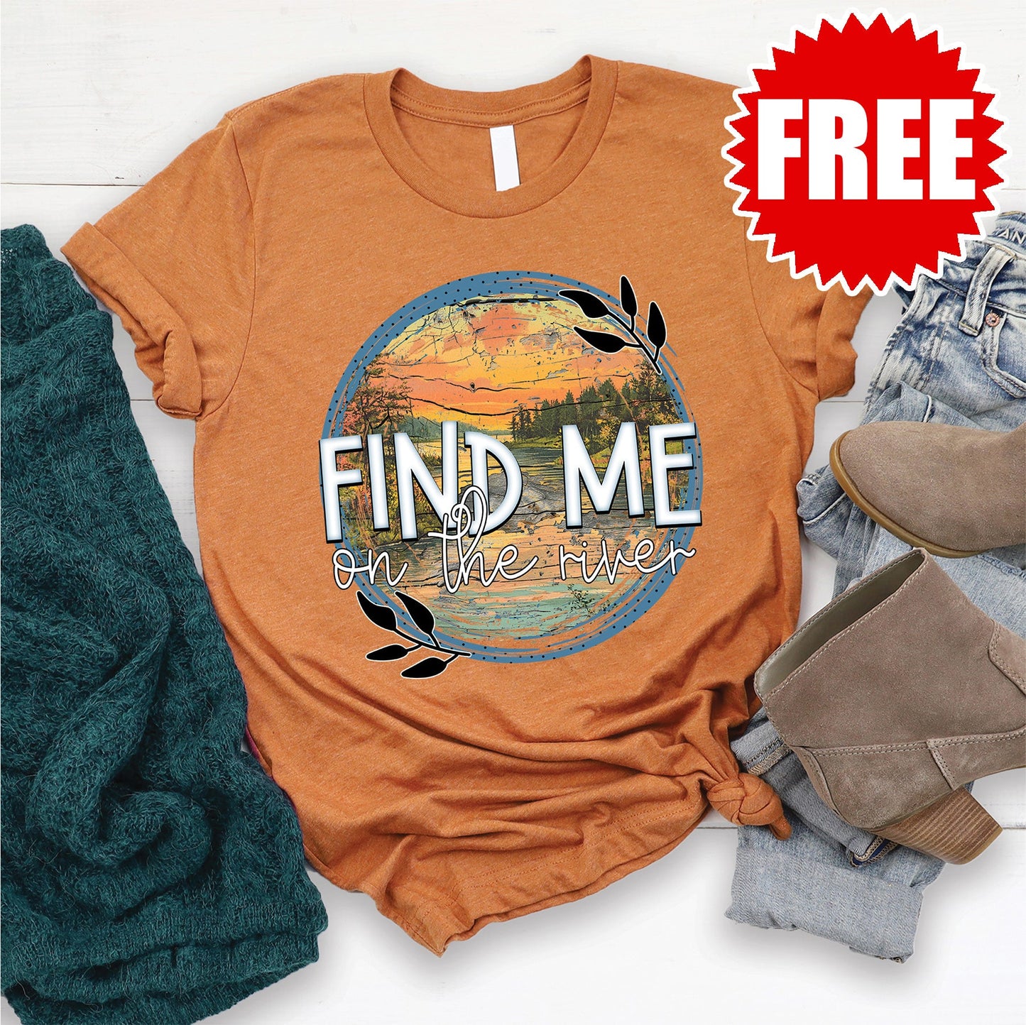 Find Me Tee - Heather Autumn - 0