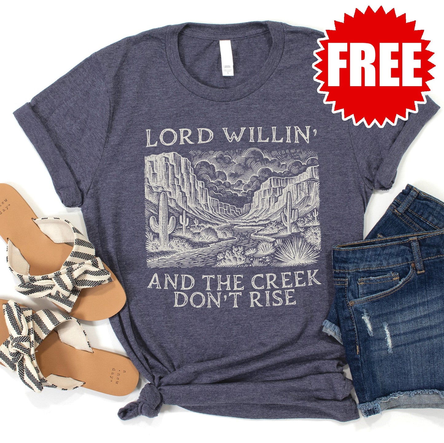 Lord Willin Tee - Heather Blue Onyx - 0