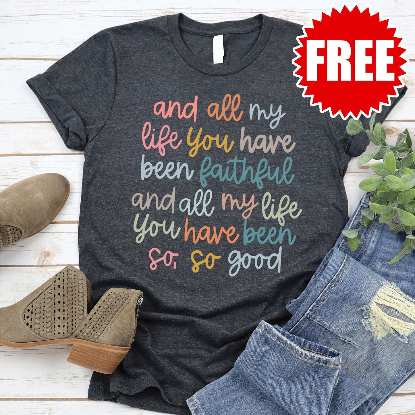 So, So Good Tee - Heather Charcoal - 0
