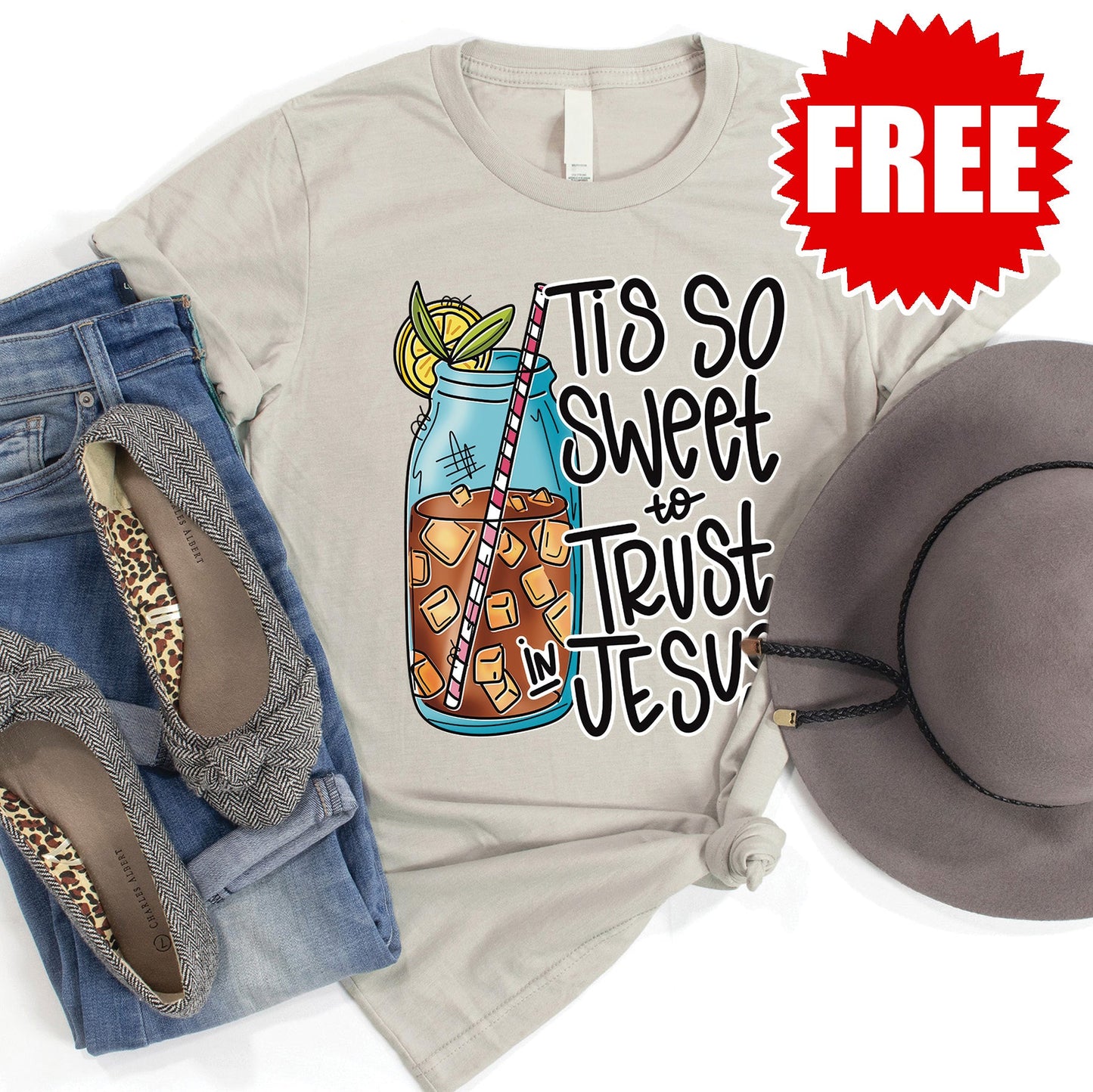 Tis So Sweet Tee - Heather Toasted Coconut - 0