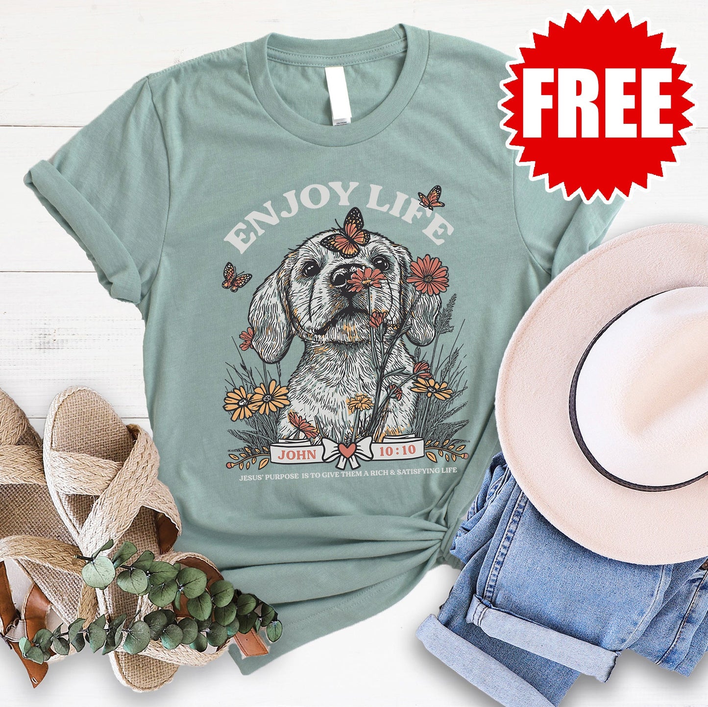 Enjoy Life Puppy Tee - 0