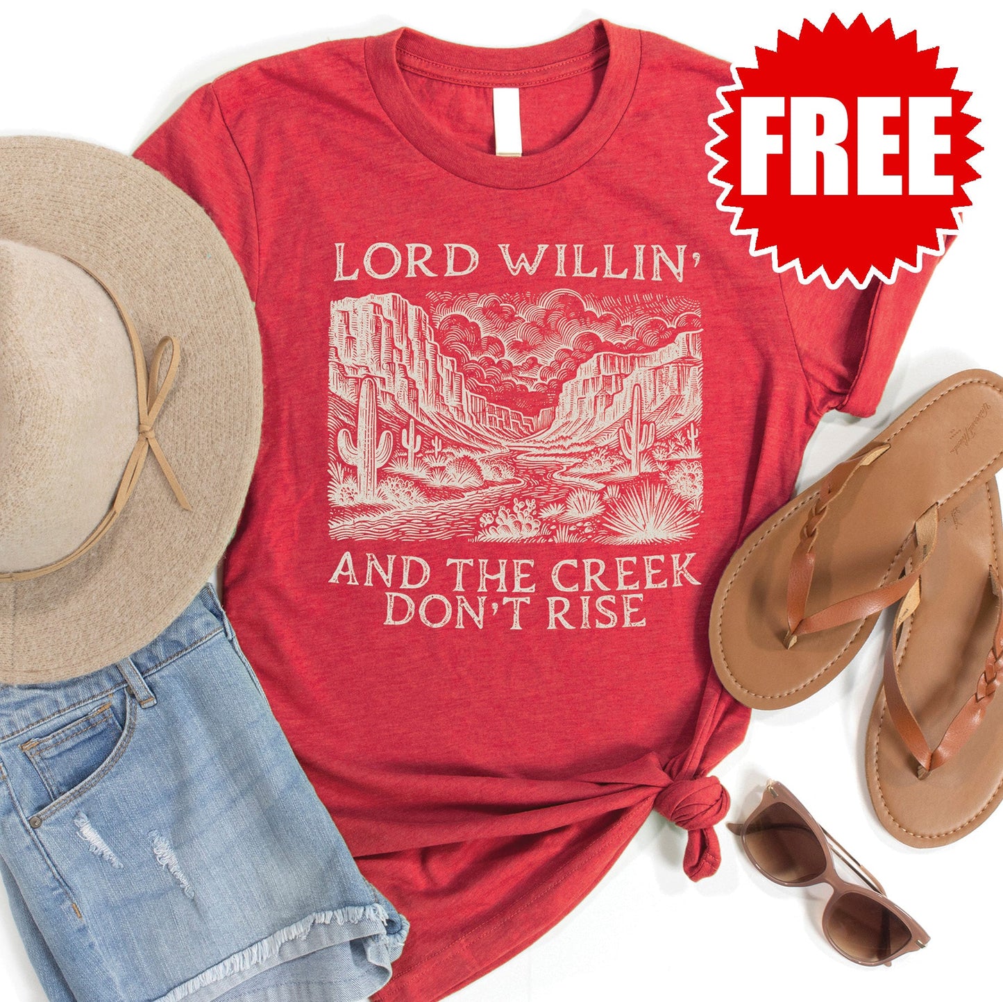 Lord Willin Tee - Heather Scarlet - 0