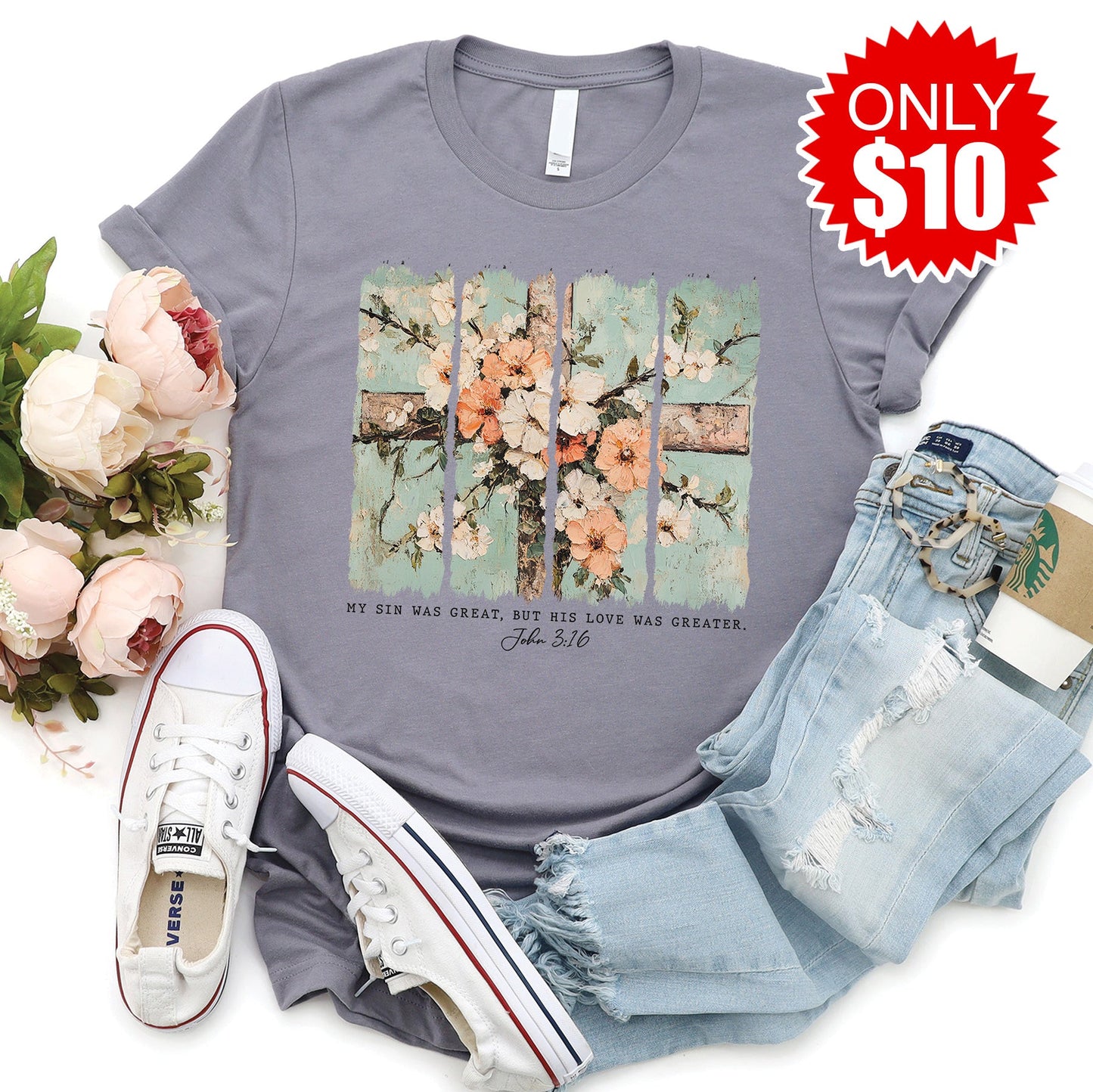 His Love Is Greater Tee - Heather Storm