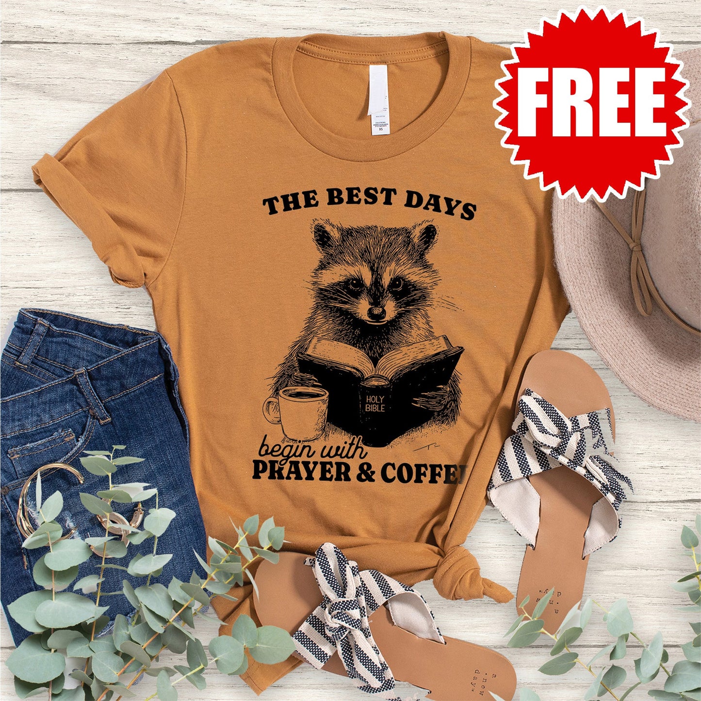The Best Days Tee - Heather Toast - 0