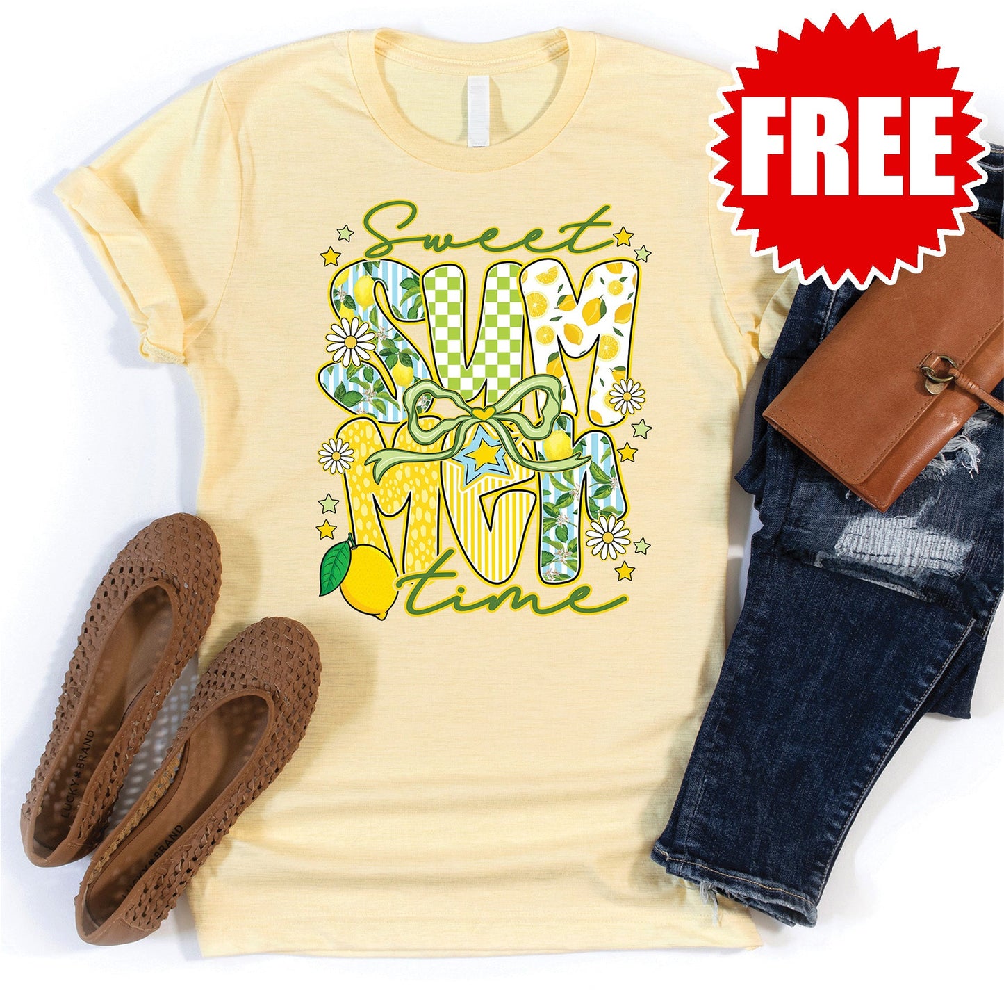 Sweet Summer Tee - Heather Lemonade - 0