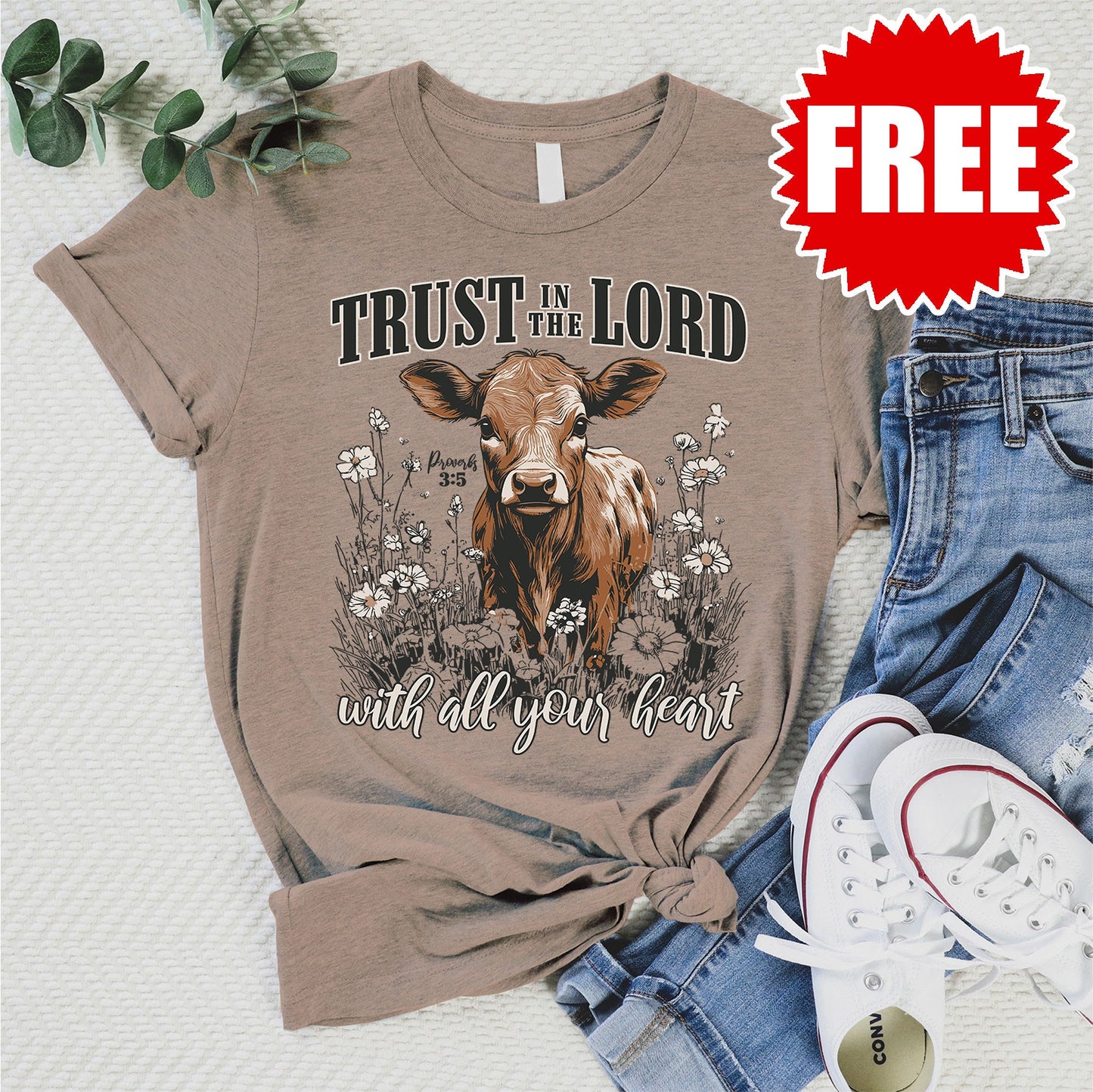 Trust Calf Tee - Heather Atmosphere - 0