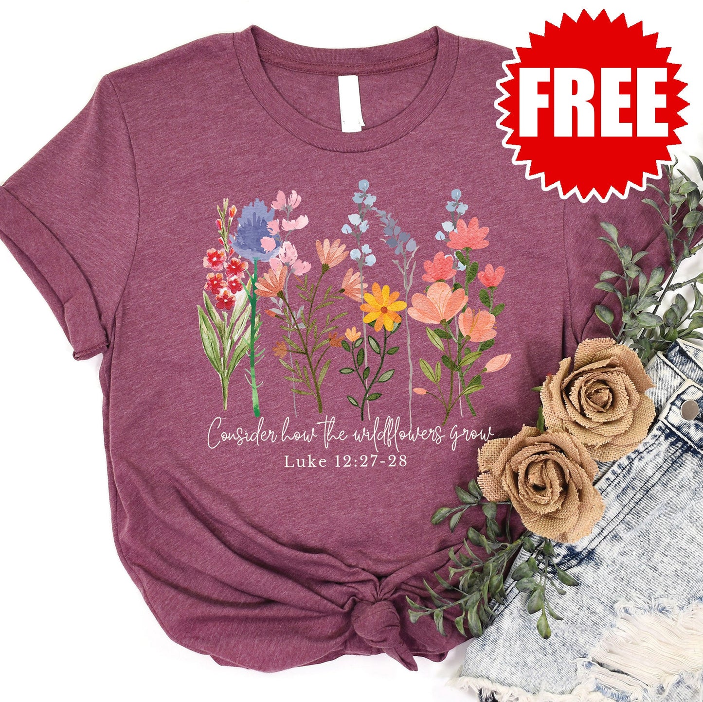 Wild Flowers Grow Tee - 0 Style001