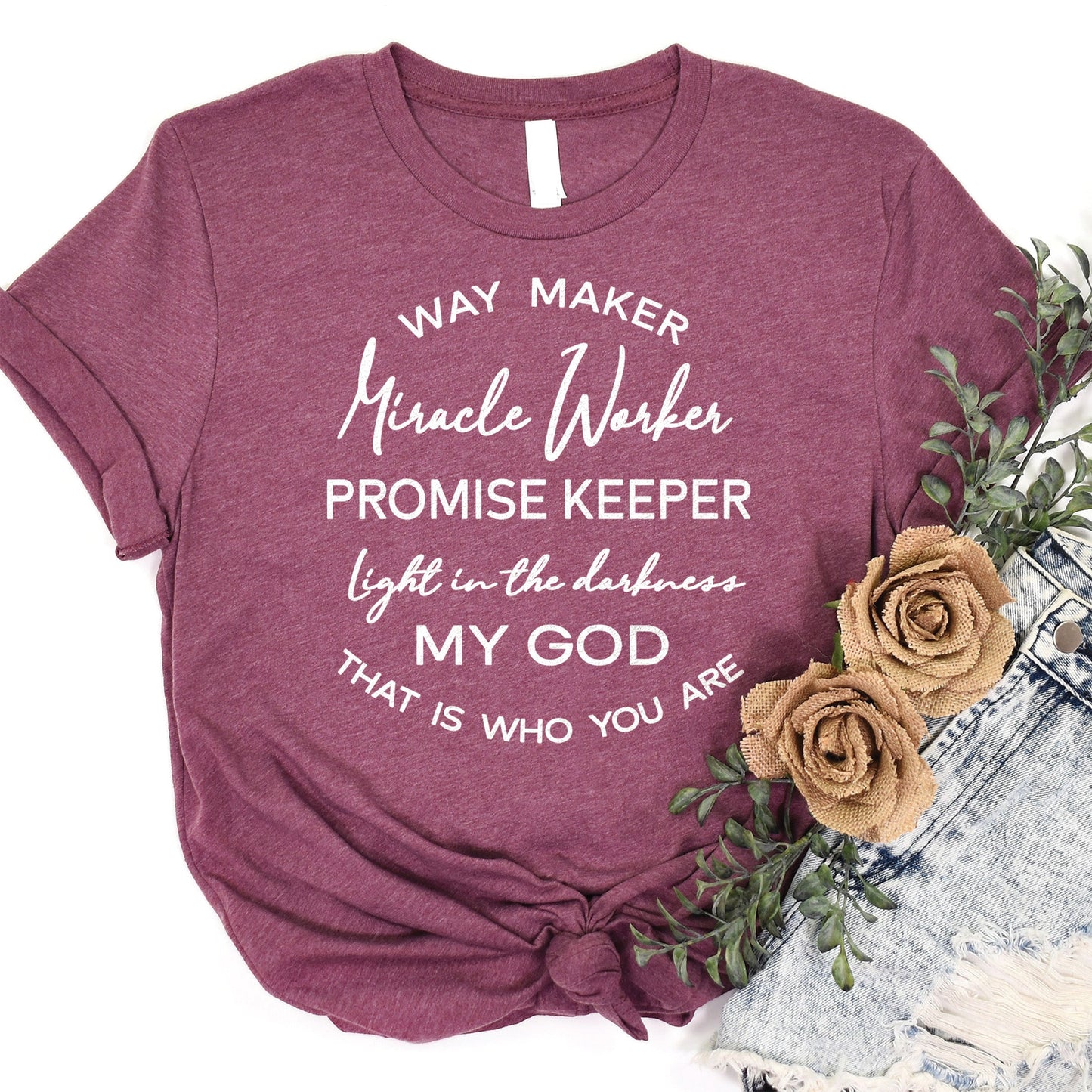 Way Maker Lyrics Tee