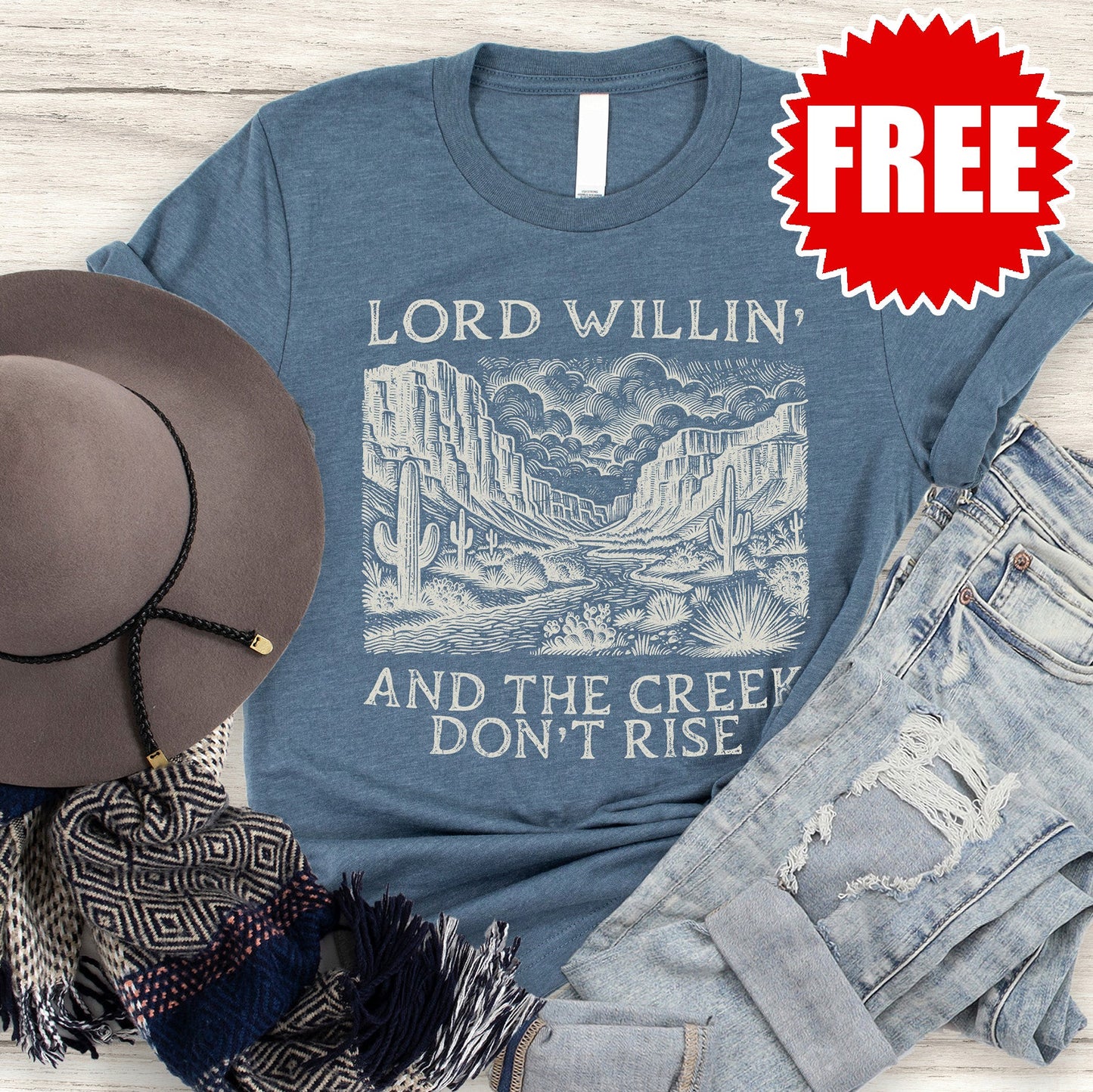 Lord Willin Tee - Heather Slate - 0