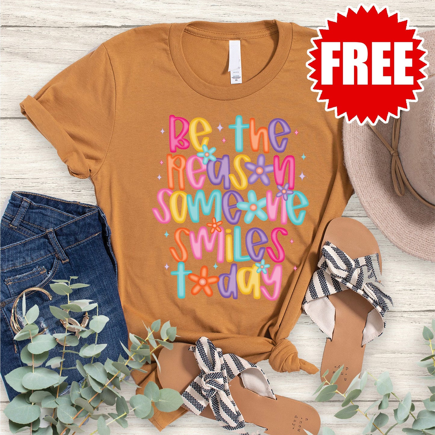 Be The Reason Tee - Heather Toast - 0