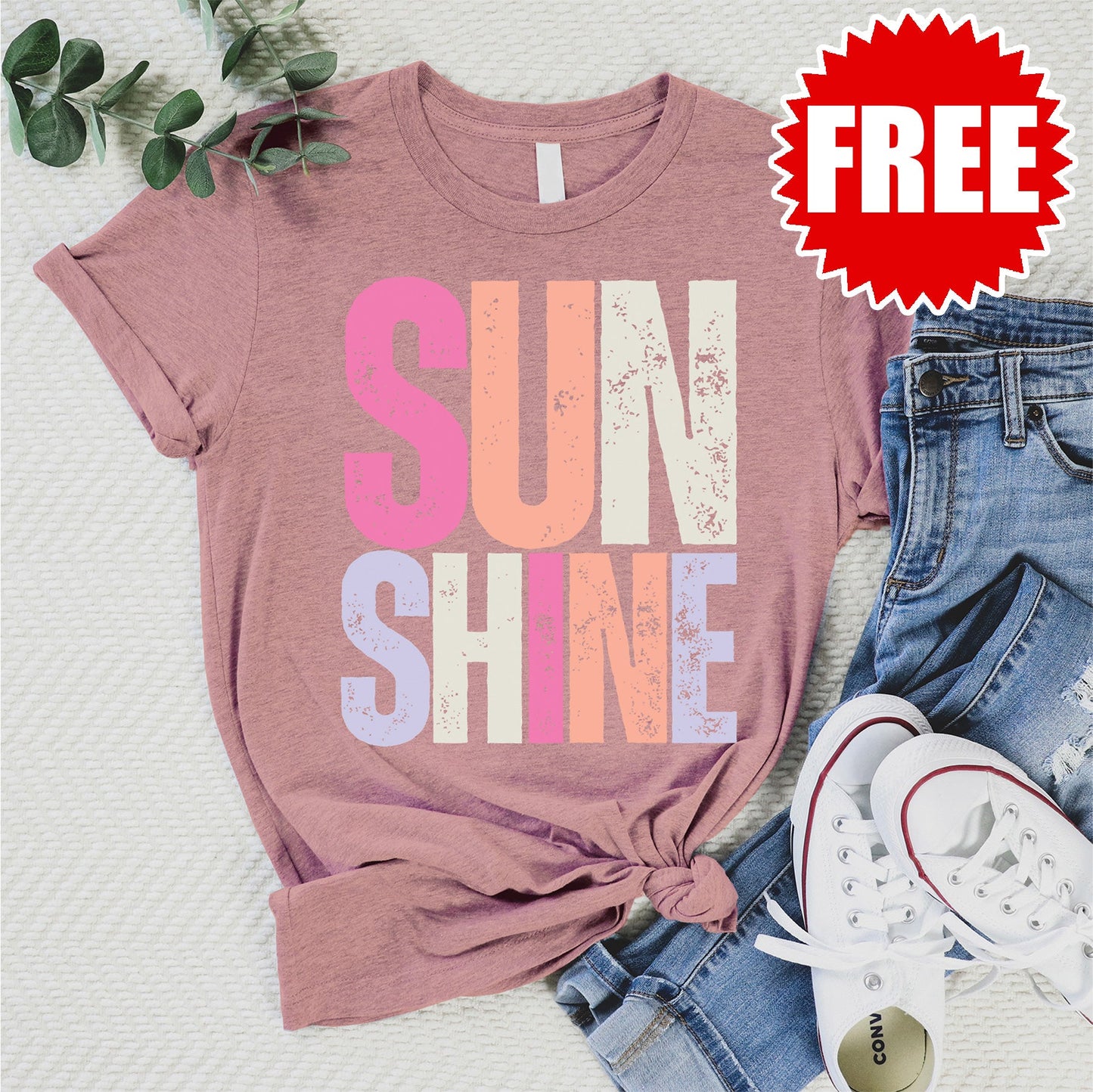 Sunshine Tee - Heather Zephyr - 0
