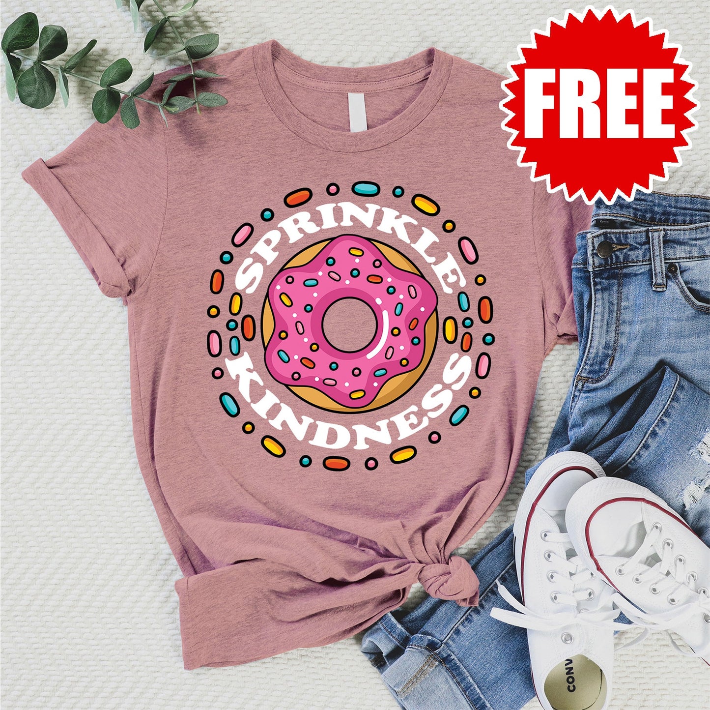 Sprinkle Tee - Heather Zephyr - 0