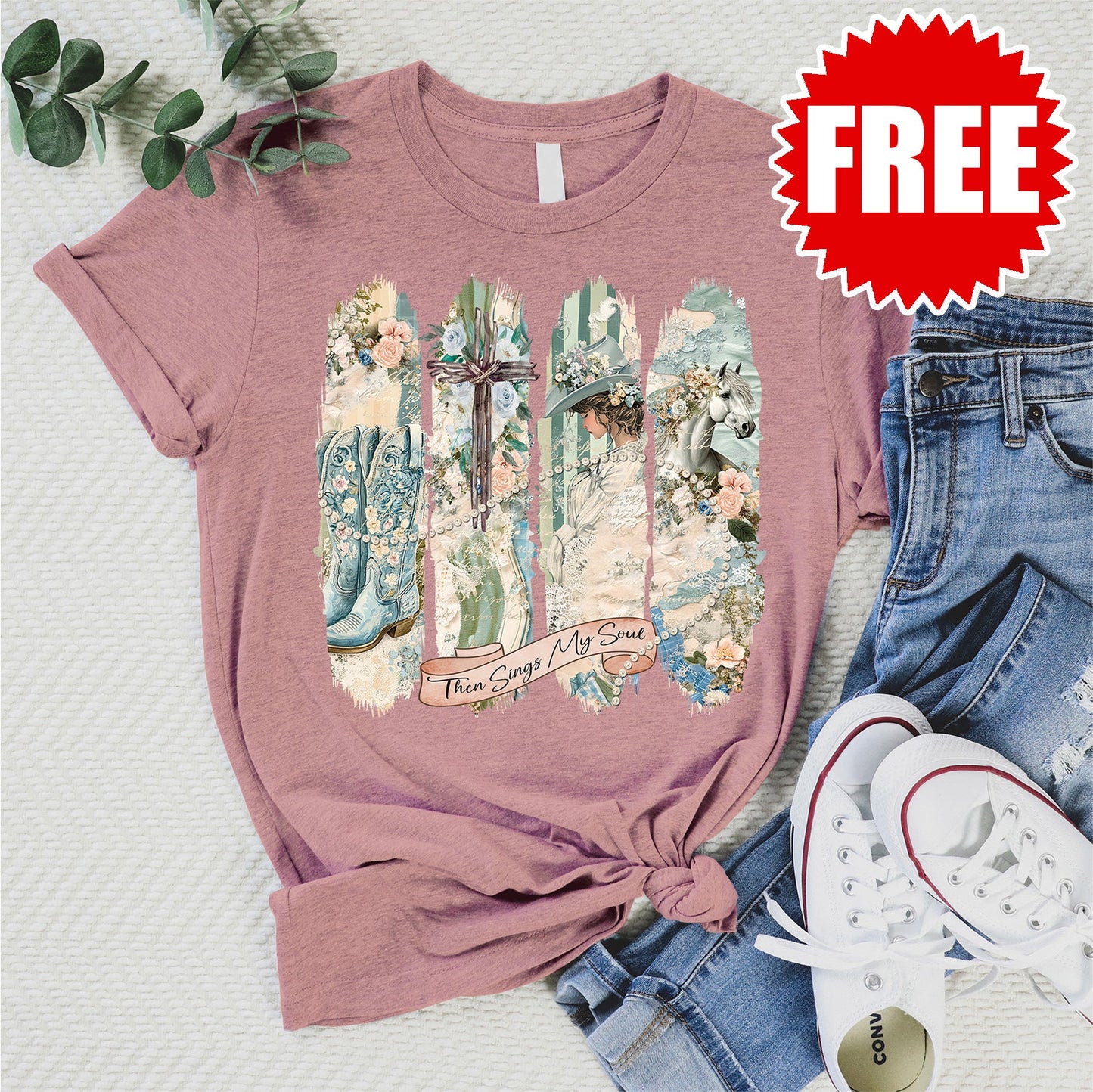 Then Sings My Soul Tee - Heather Zephyr - 0