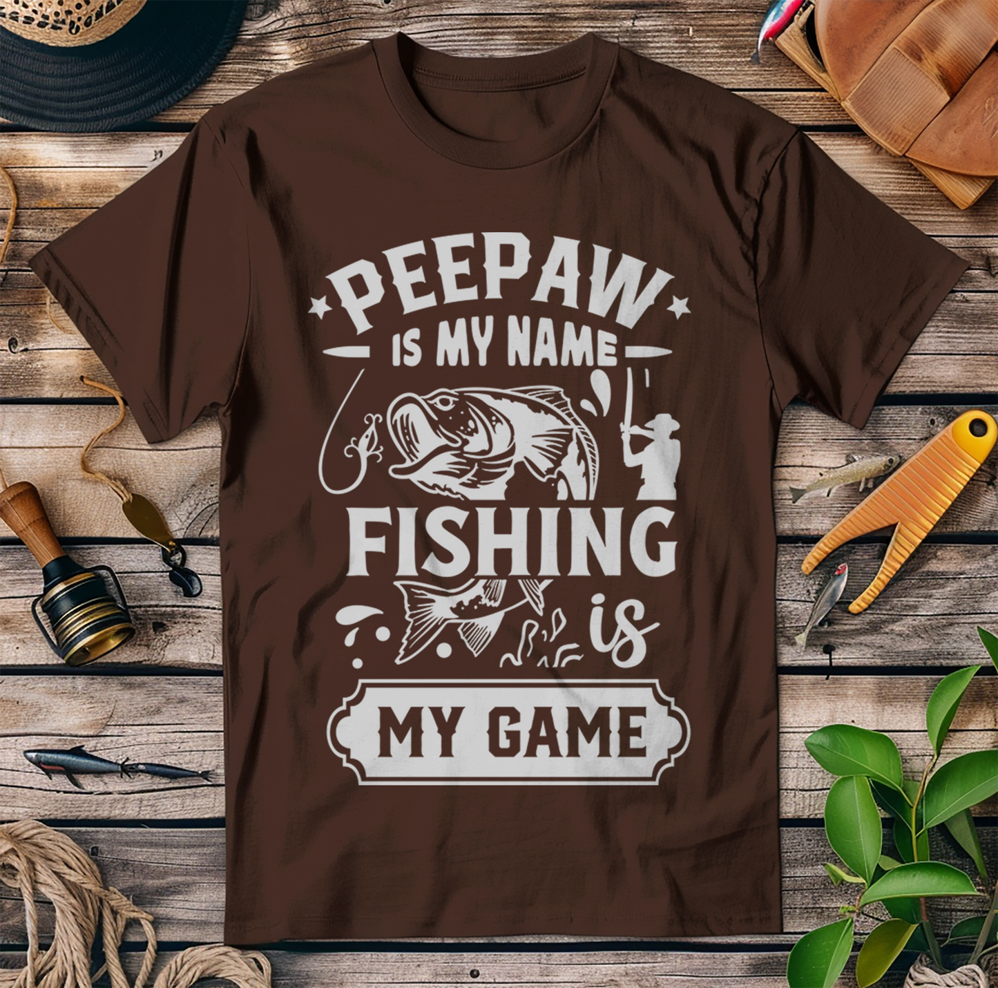 Is My Name Peepaw? Fishing is My T-Shirt