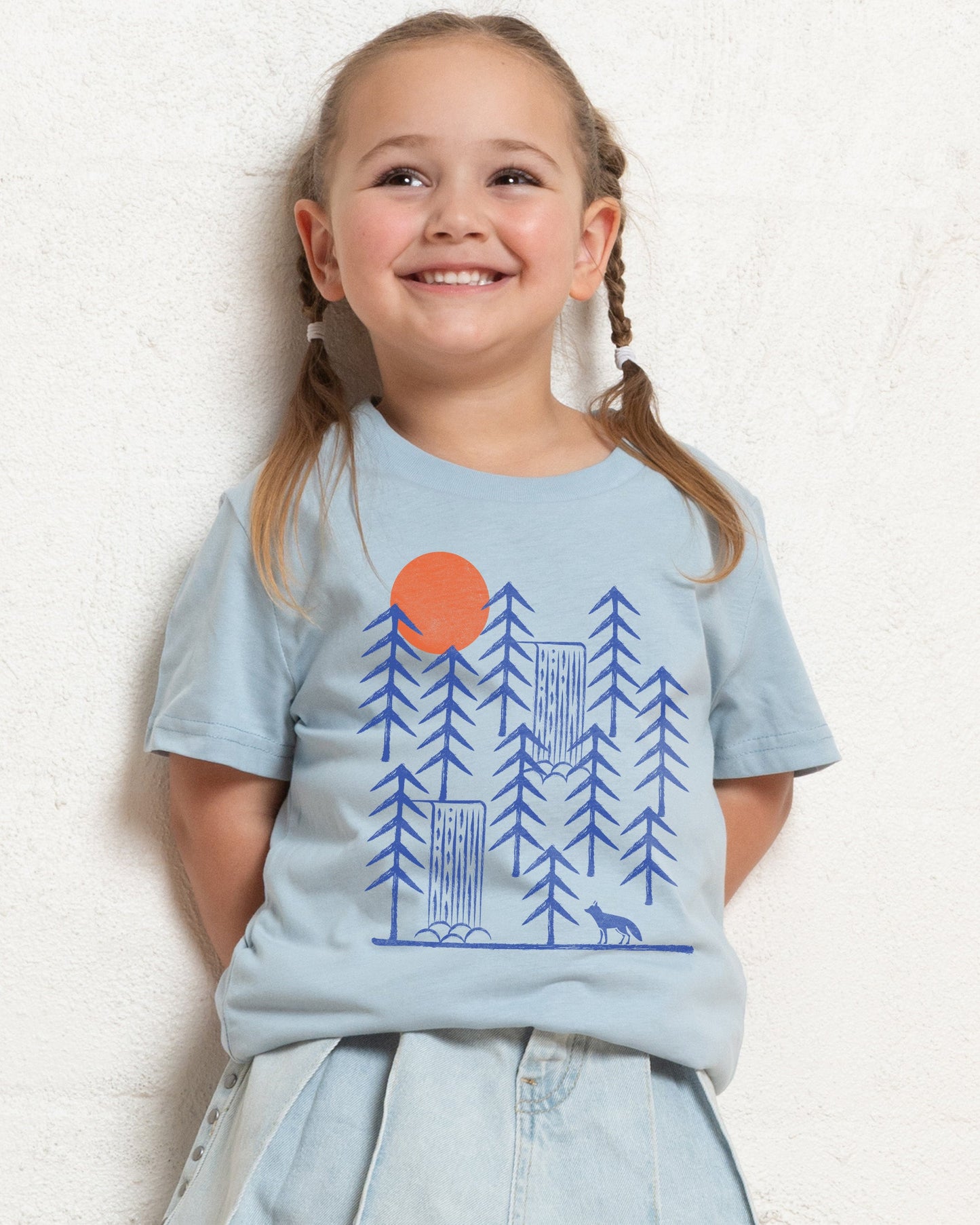 Wild Day Fox Kids T-Shirt