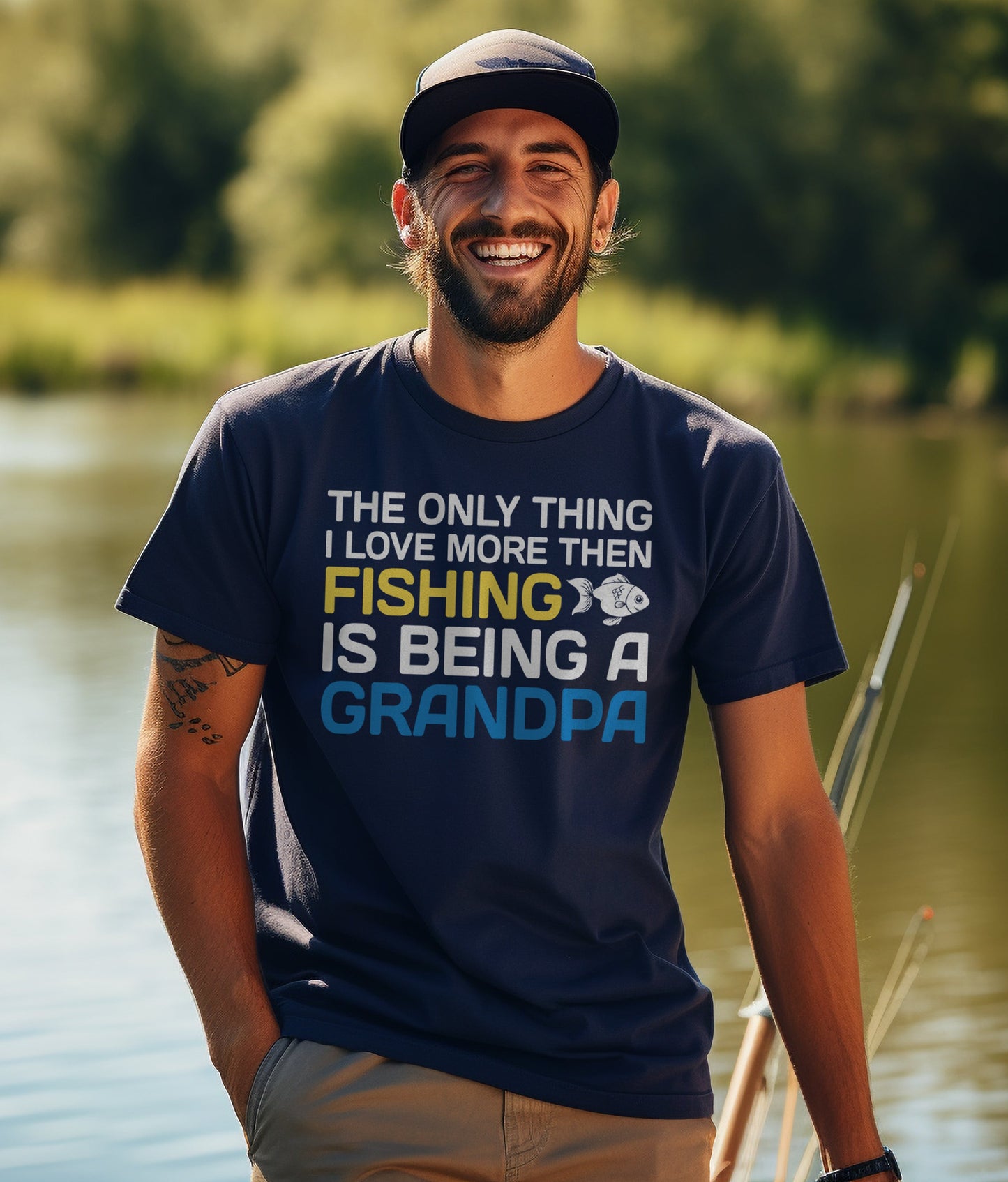 Love More Than Fishing is Being a T-Shirt
