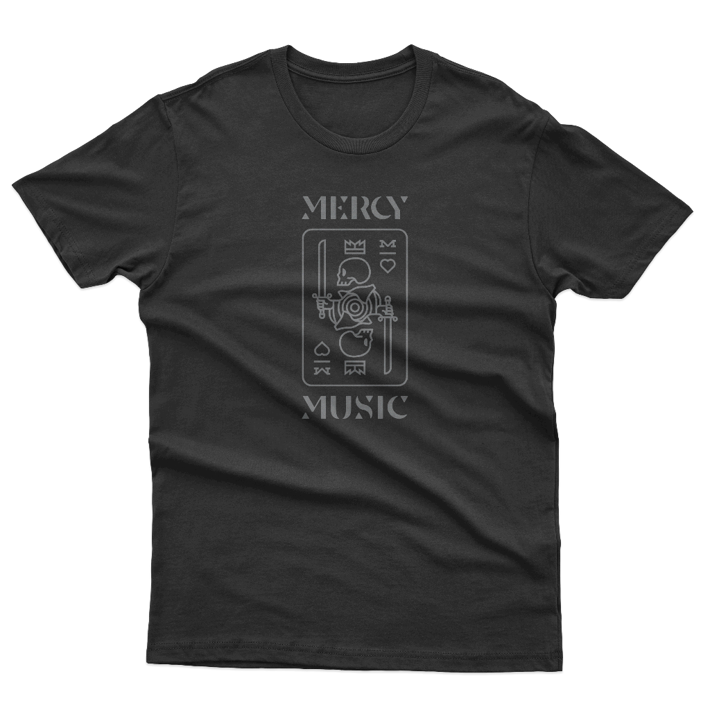 Playing Card Black T-Shirt