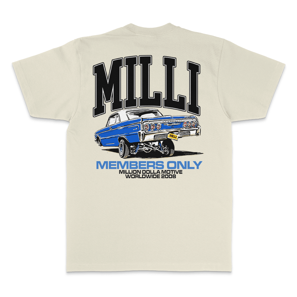Milli Lowrider Members Only - Natural Sail T-Shirt