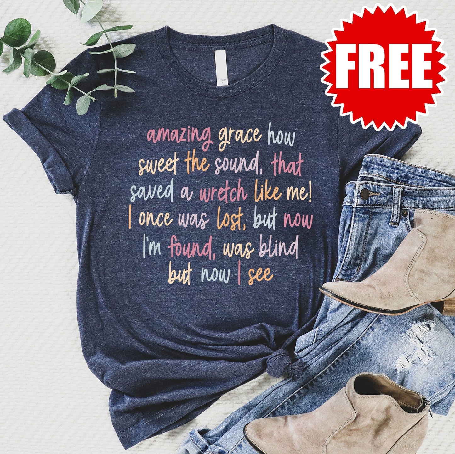 Amazing Grace Tee - 0 Style002