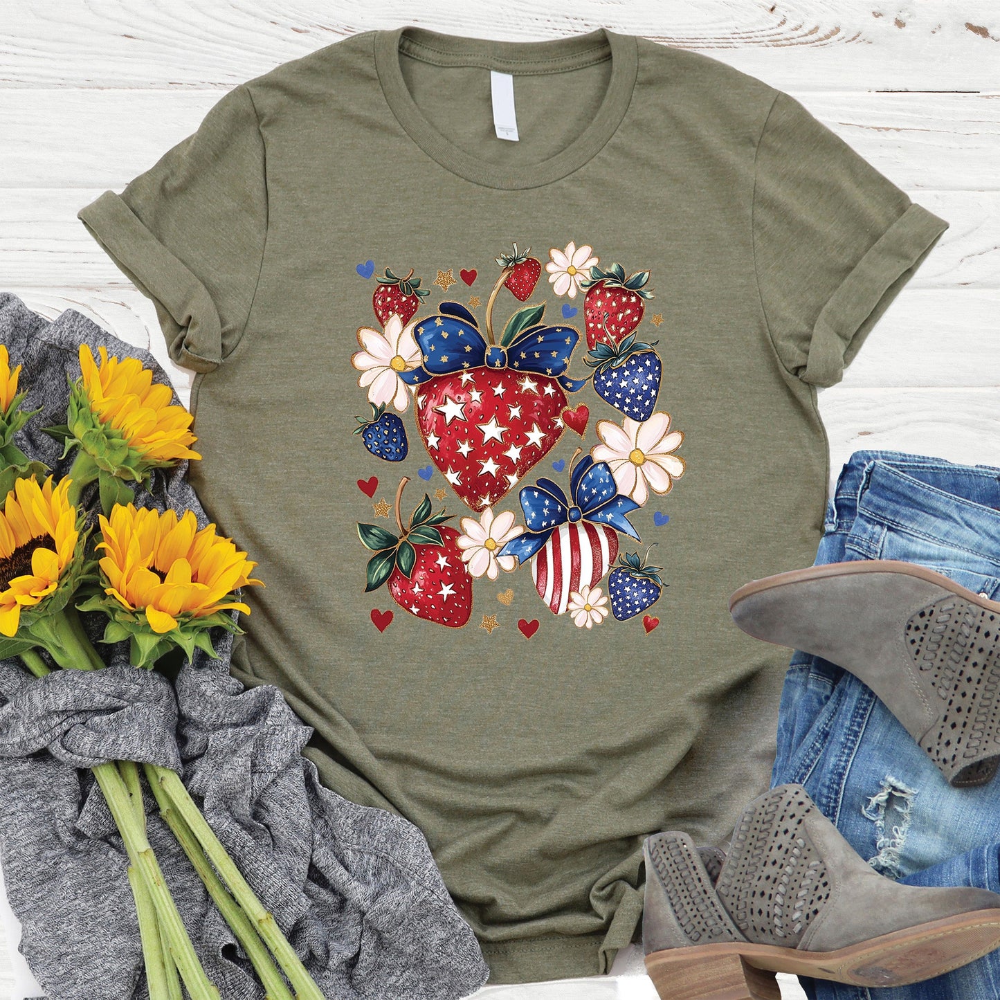 Strawberries Tee