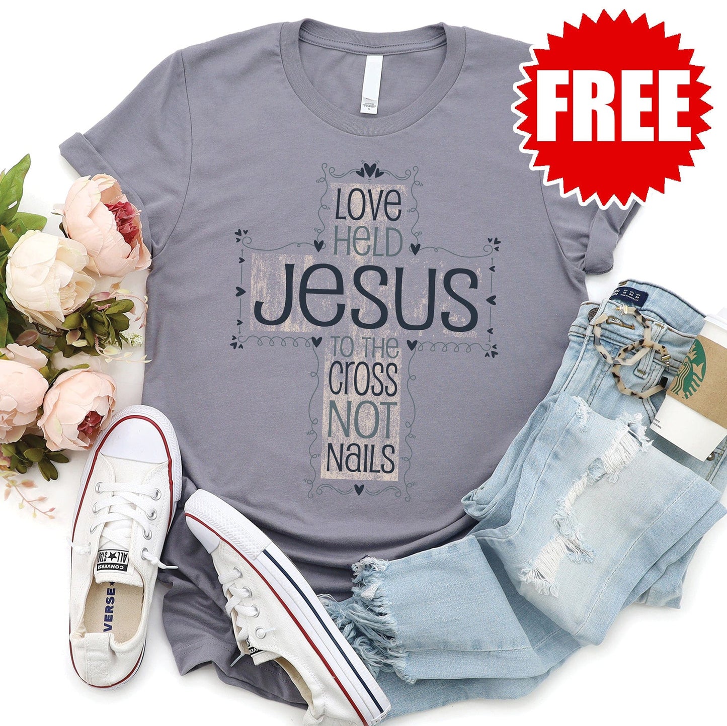 Love Cross Tee - 0