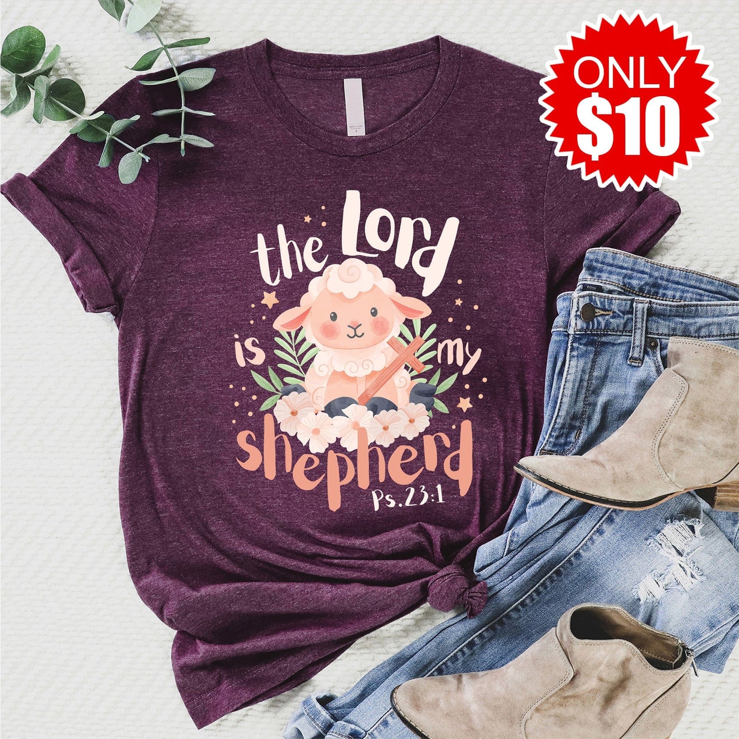 The Lord is My Shepherd Tee - 10