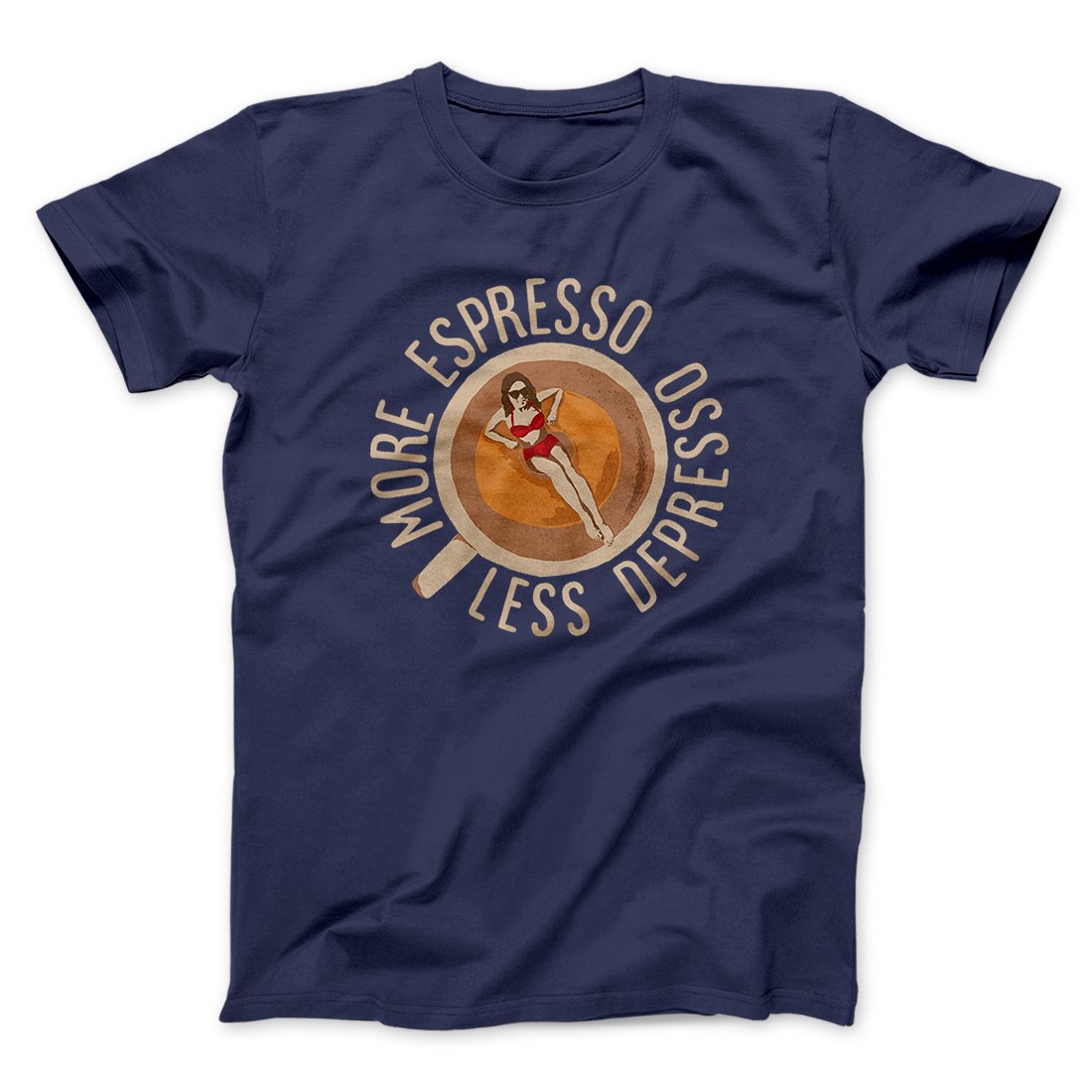More Espresso Less Depresso Men/Unisex T-Shirt